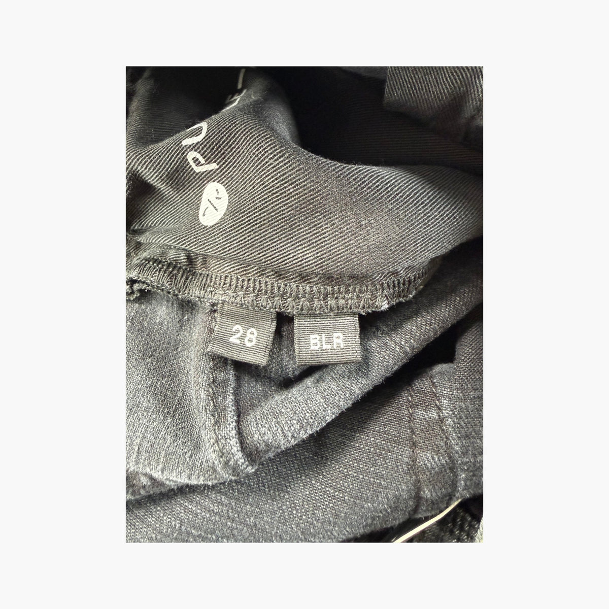 Purple Brand Black Wash Plain Jeans