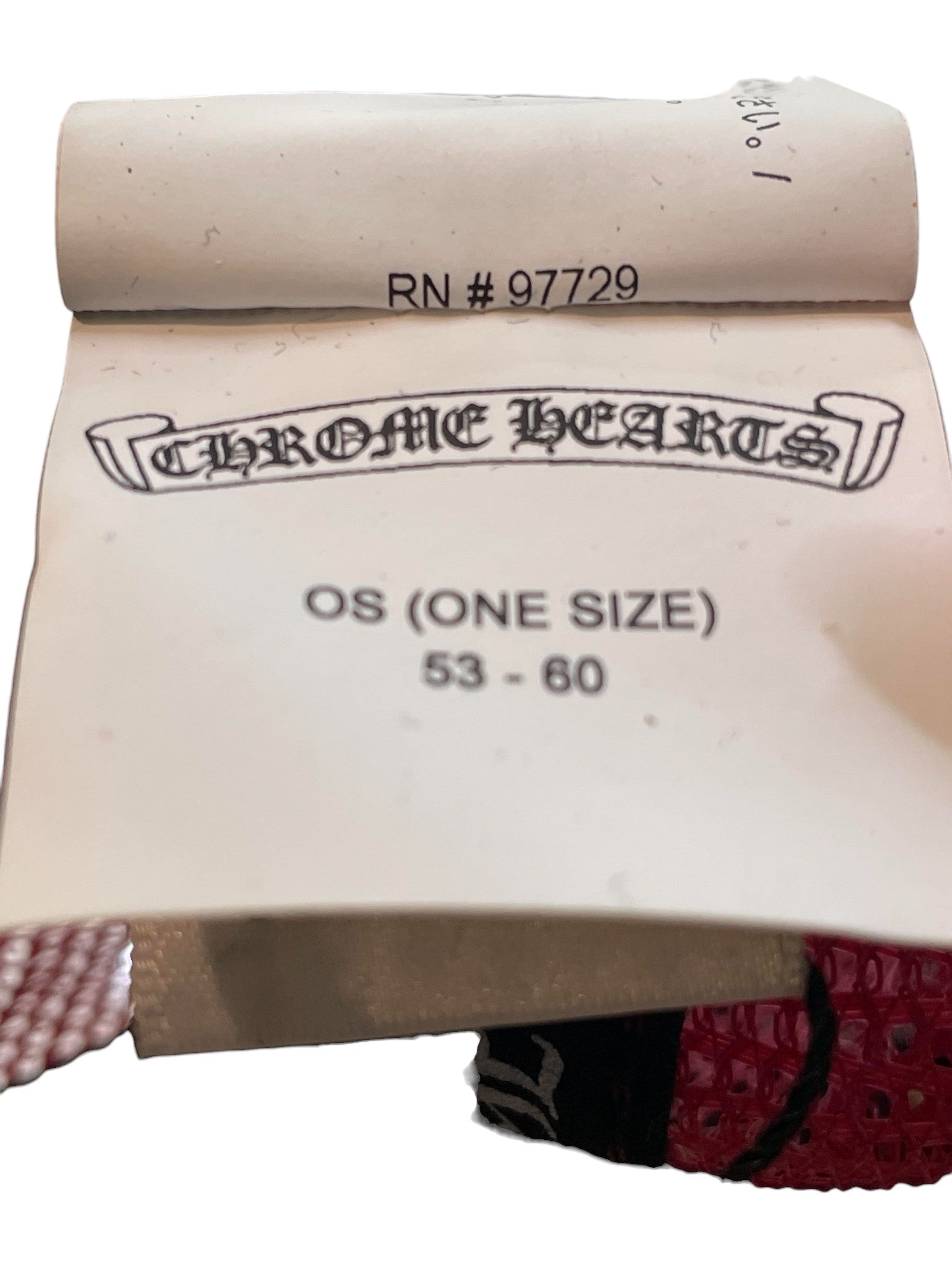 Chrome Hearts Tri Cross Red Trucker Cap