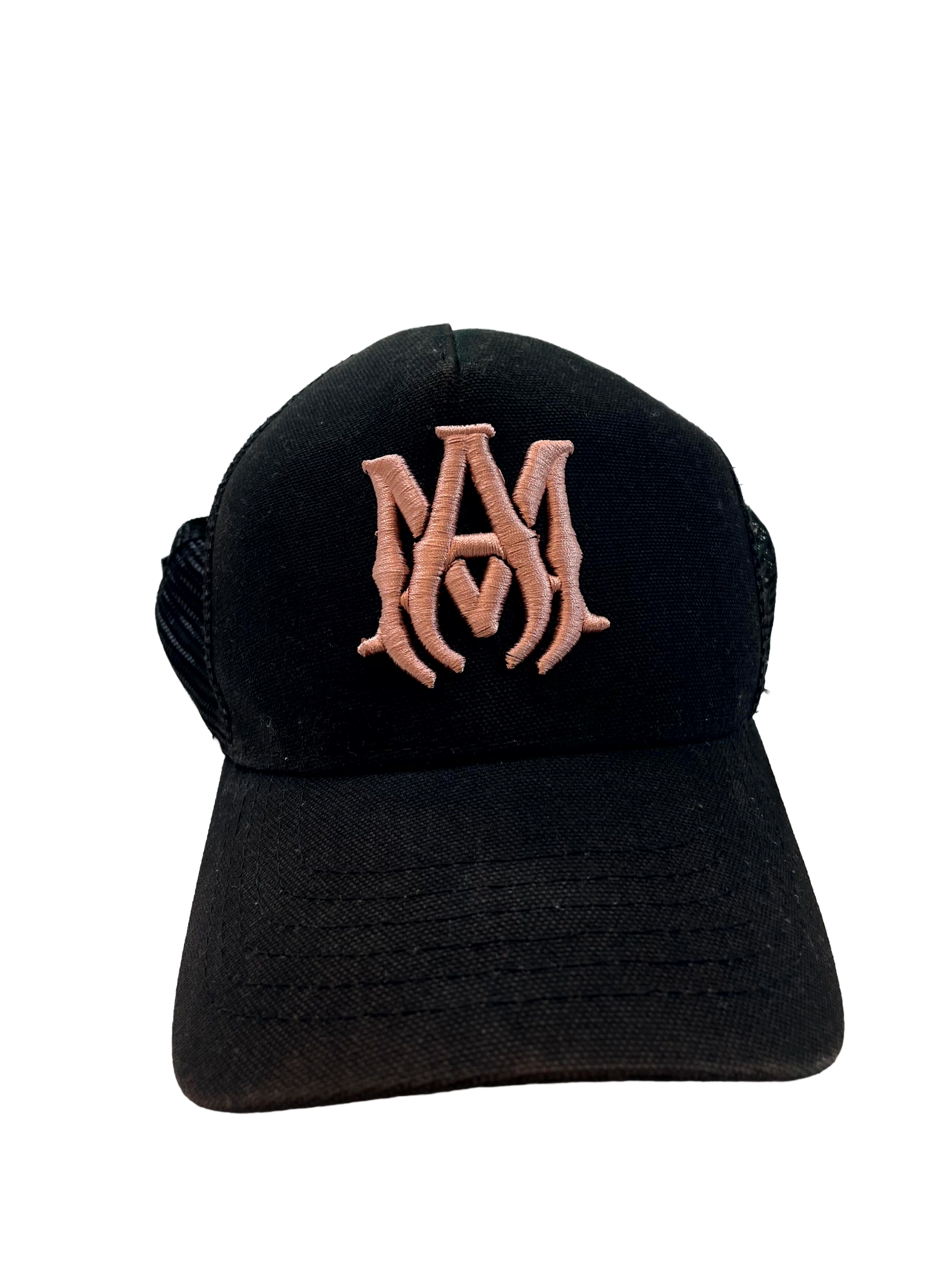 Amiri MA Trucker Black & Pink Hat