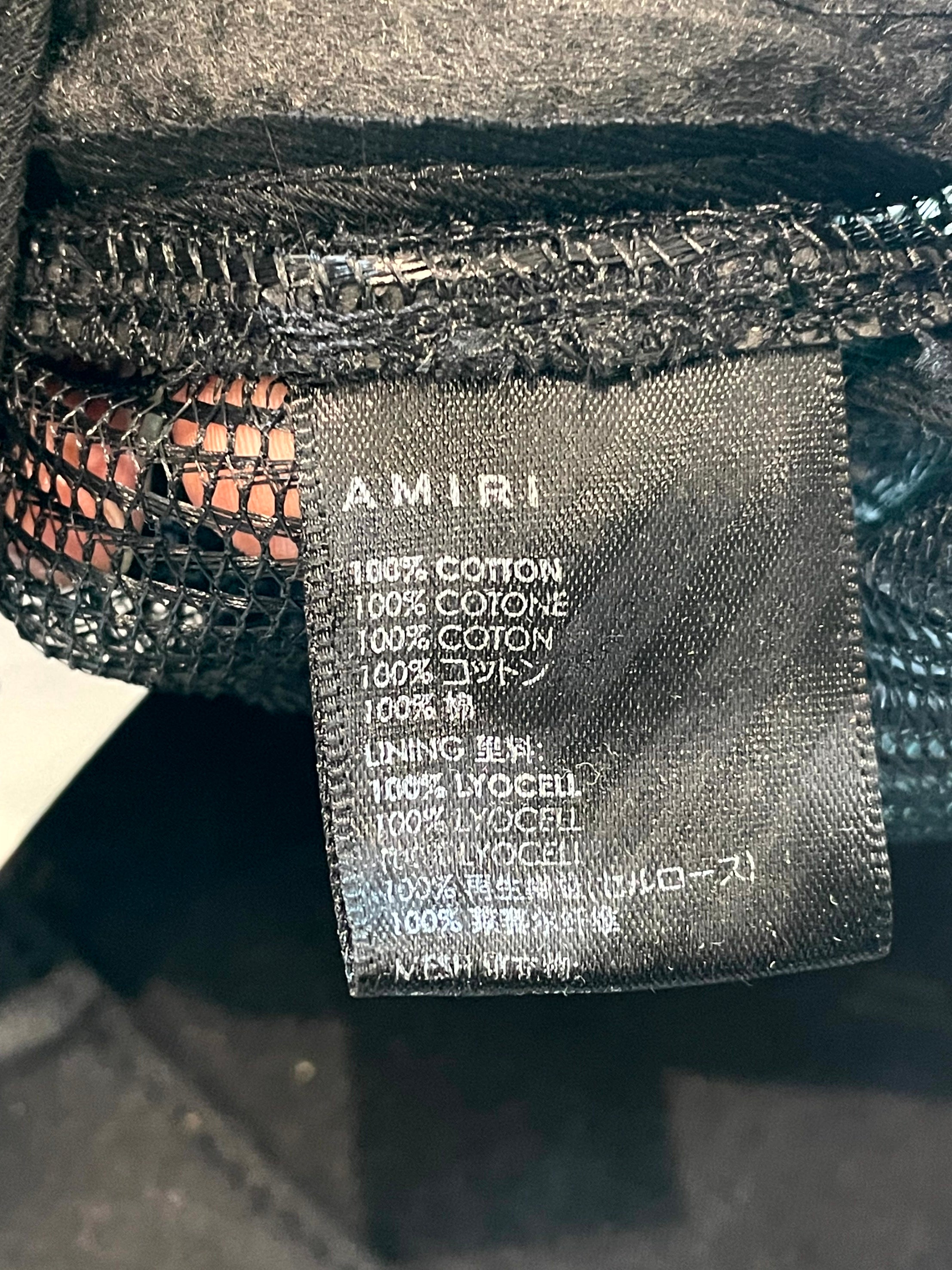 Amiri MA Trucker Black & Pink Hat