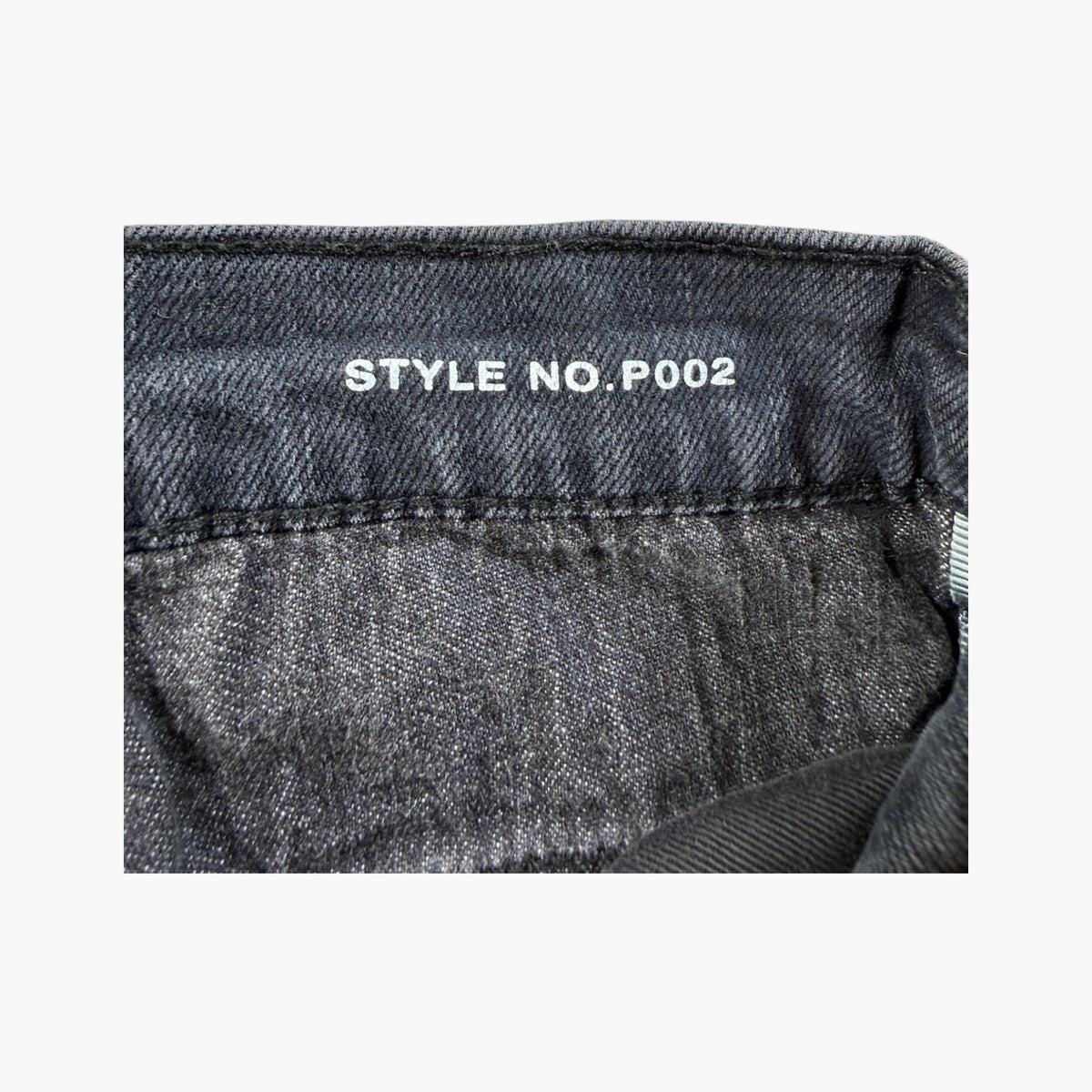 Purple Brand Black Knee Rip Jeans
