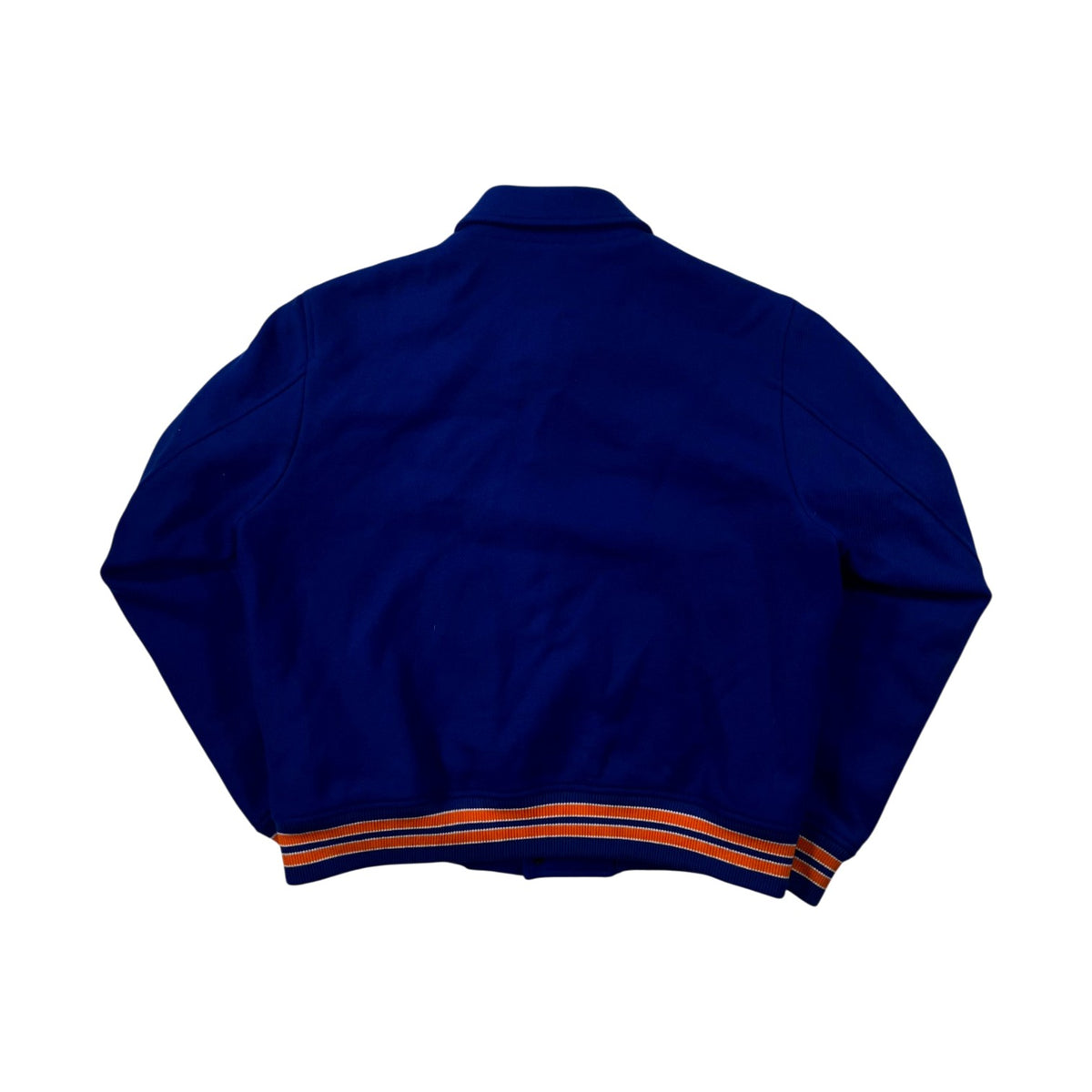 Amiri Bones Blue & Orange Varsity Jacket
