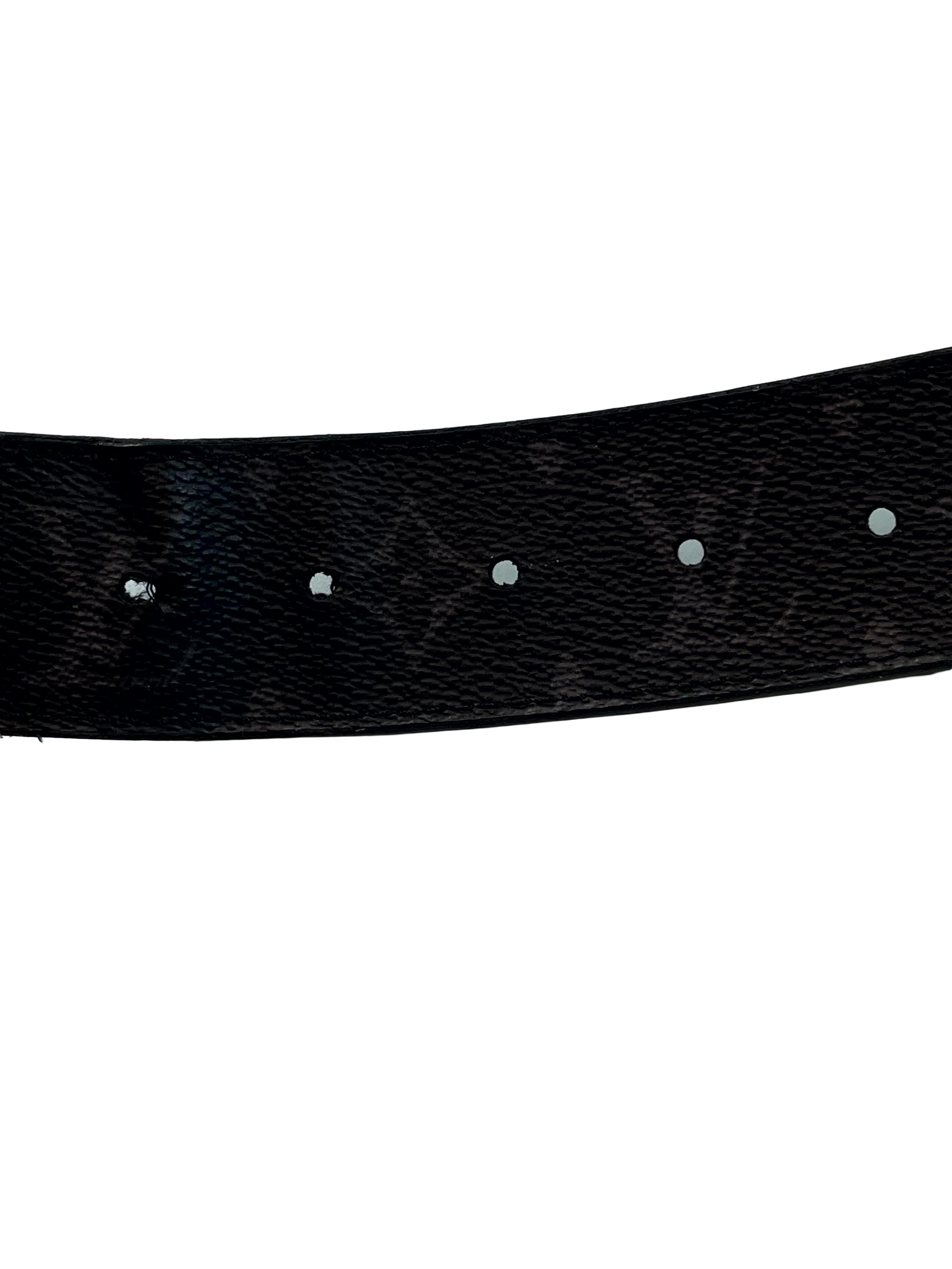 Louis Vuitton Monogram Black Belt