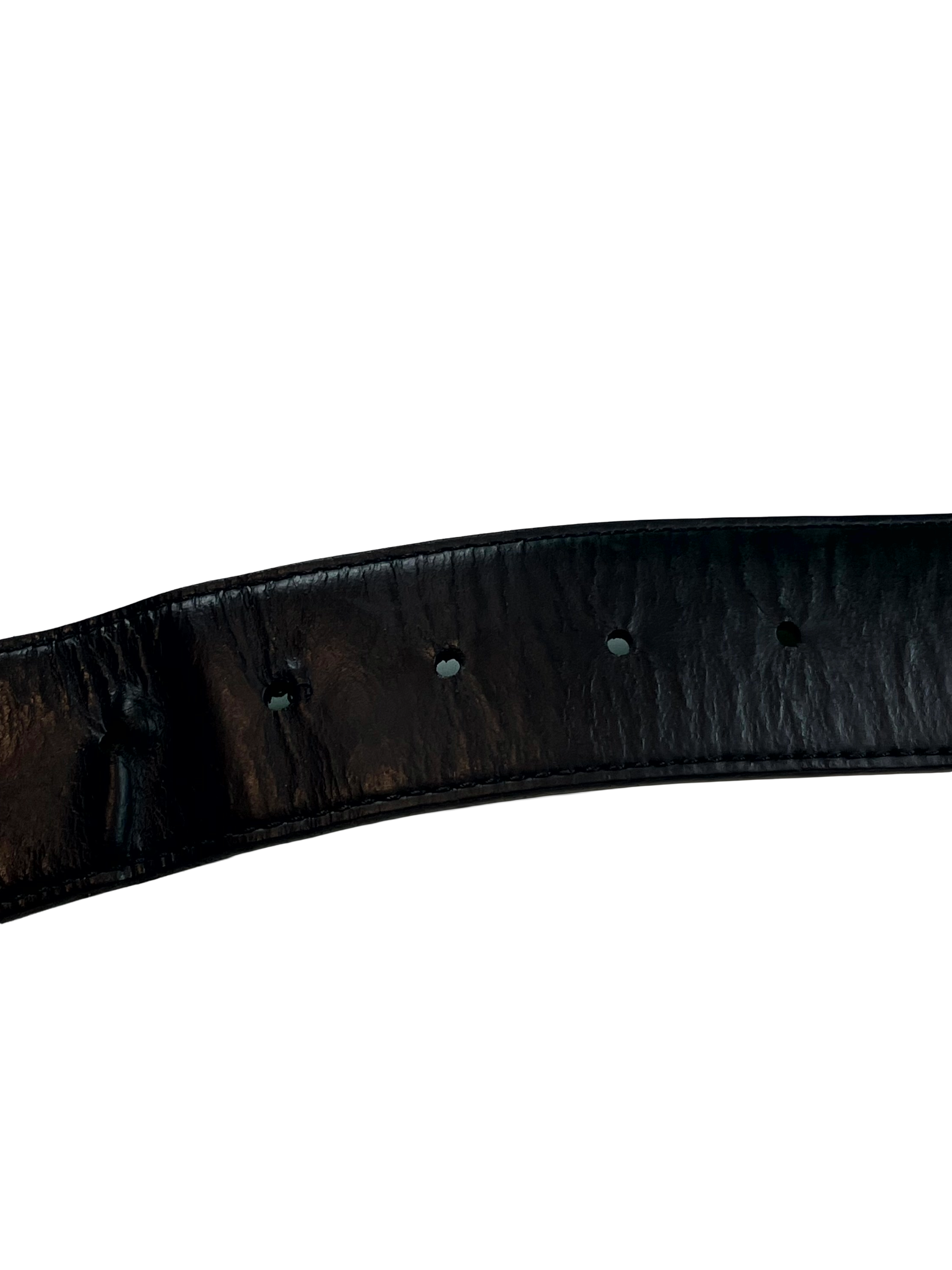Louis Vuitton Monogram Black Belt