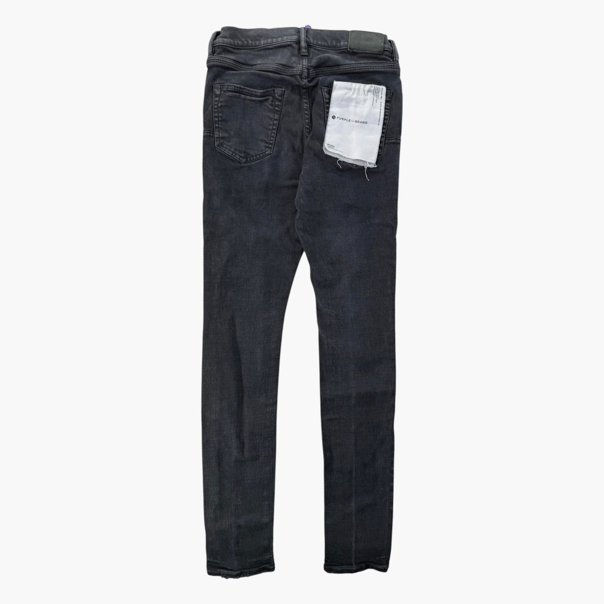 Purple Brand Black Wash Plain Jeans