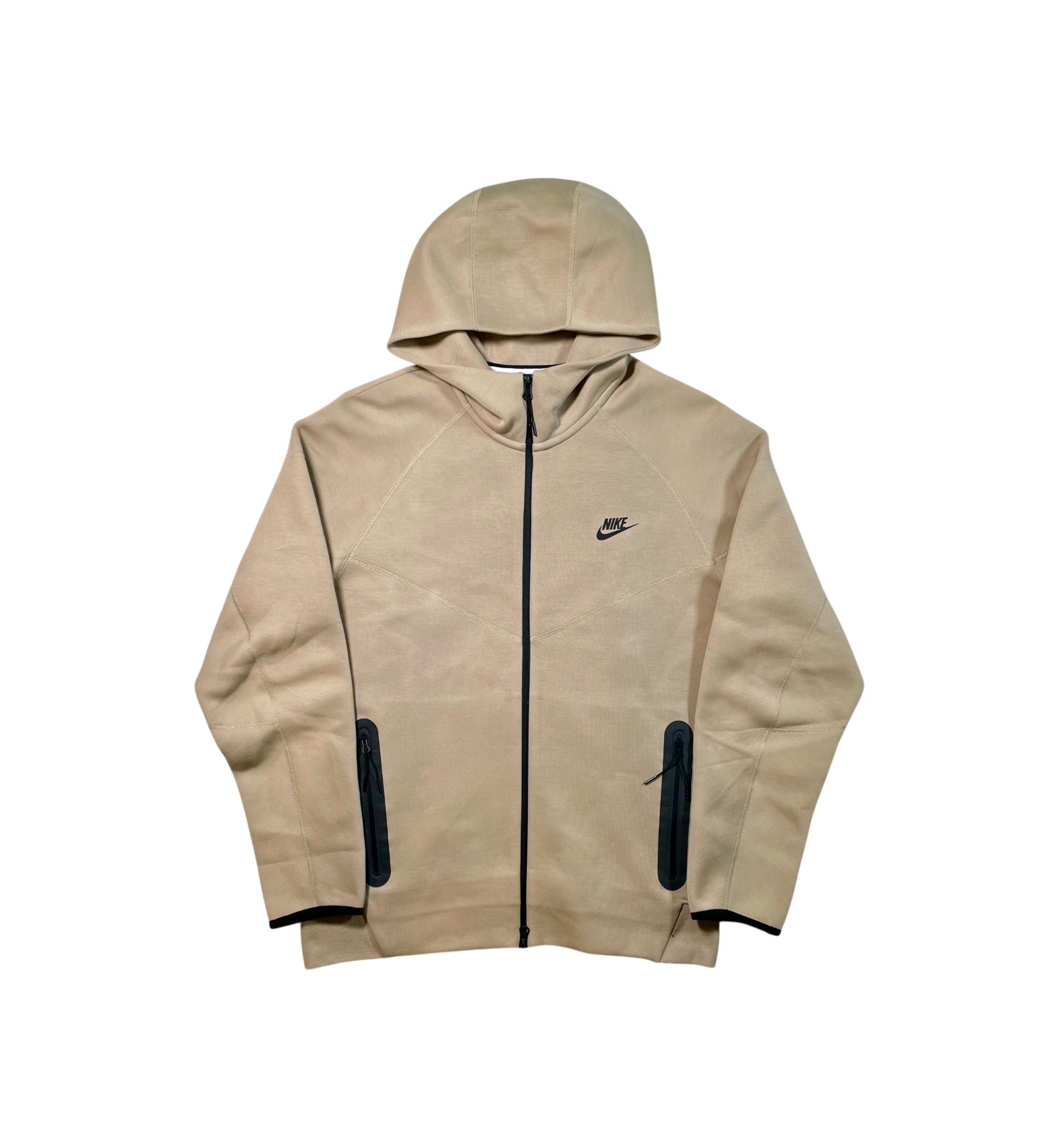 Nike "Tech" Zip Up Tan Jacket