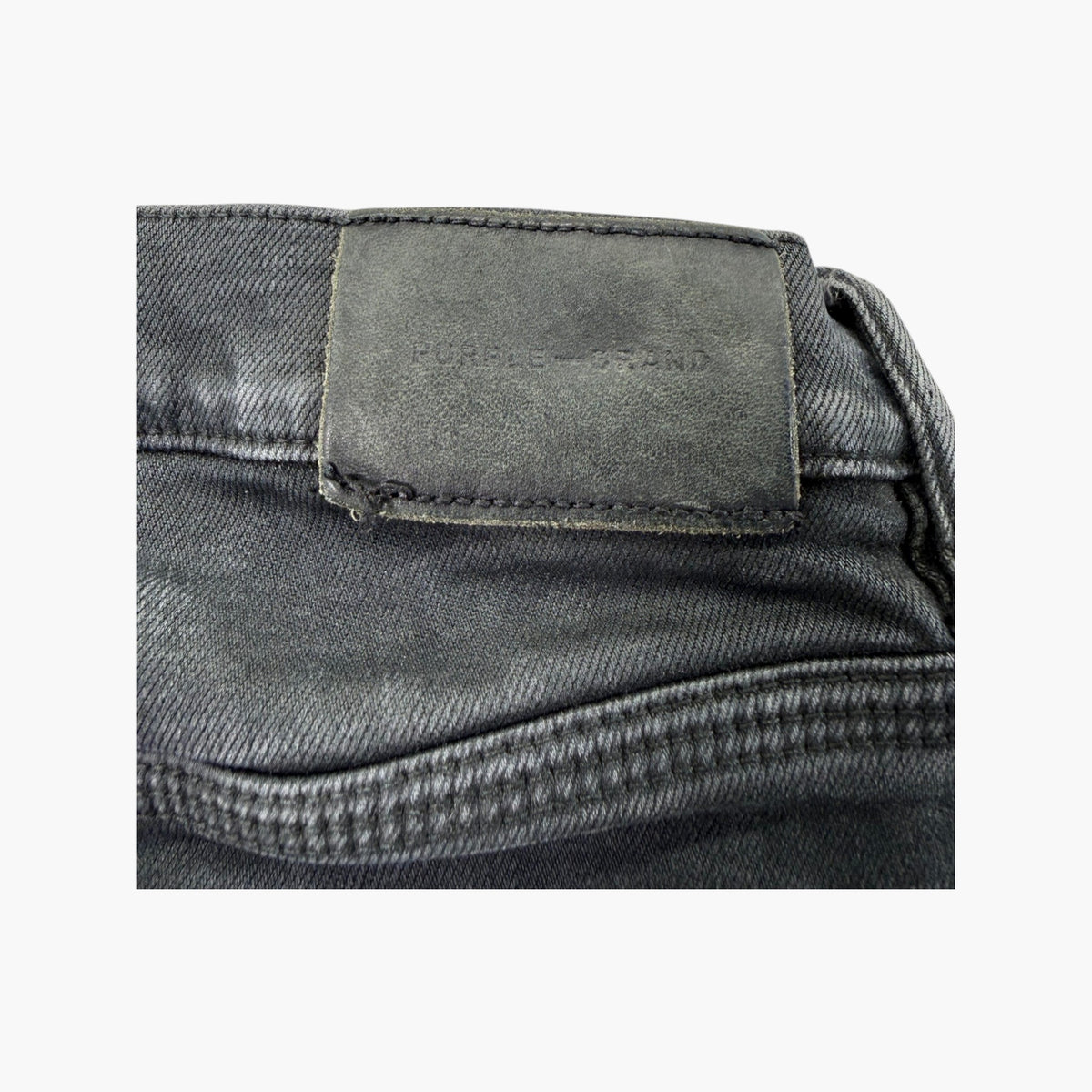 Purple Brand Black Wash Plain Jeans