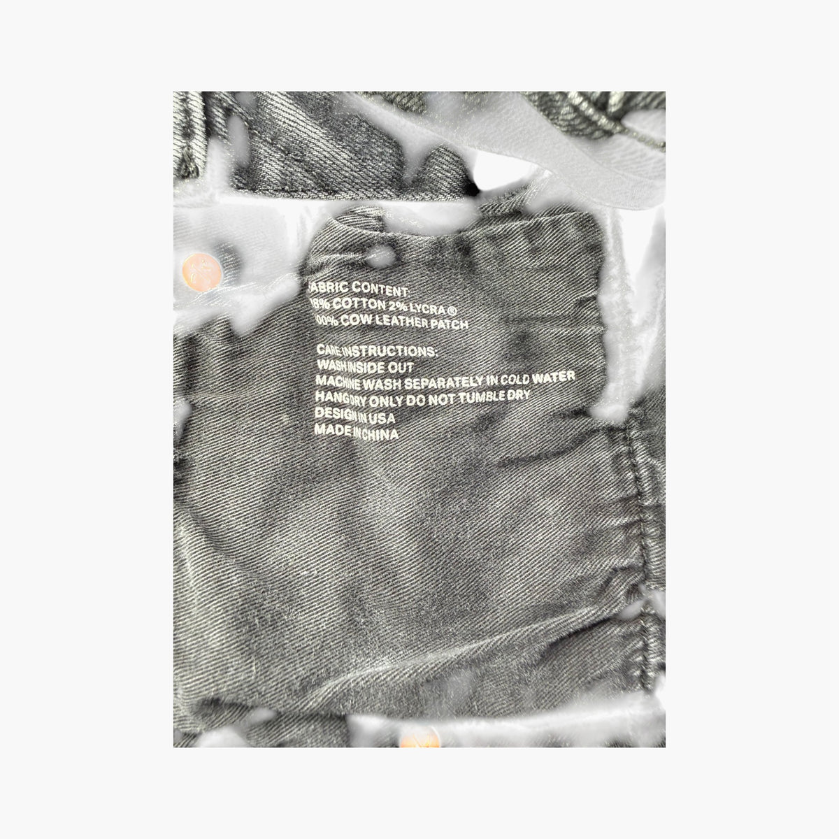 Purple Brand Black Wash Plain Jeans