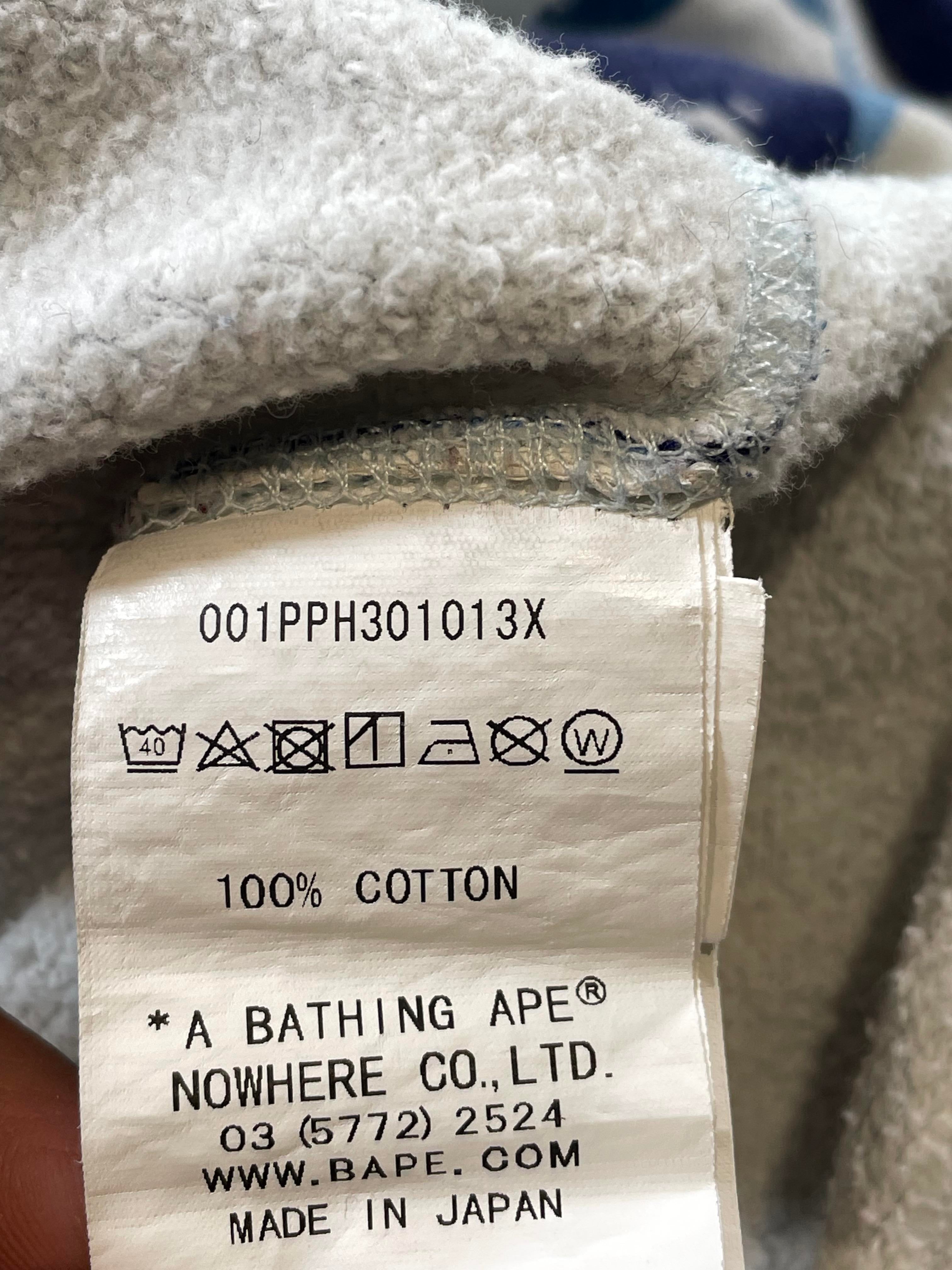 Bape Blue Camo ABA Pullover Hoodie