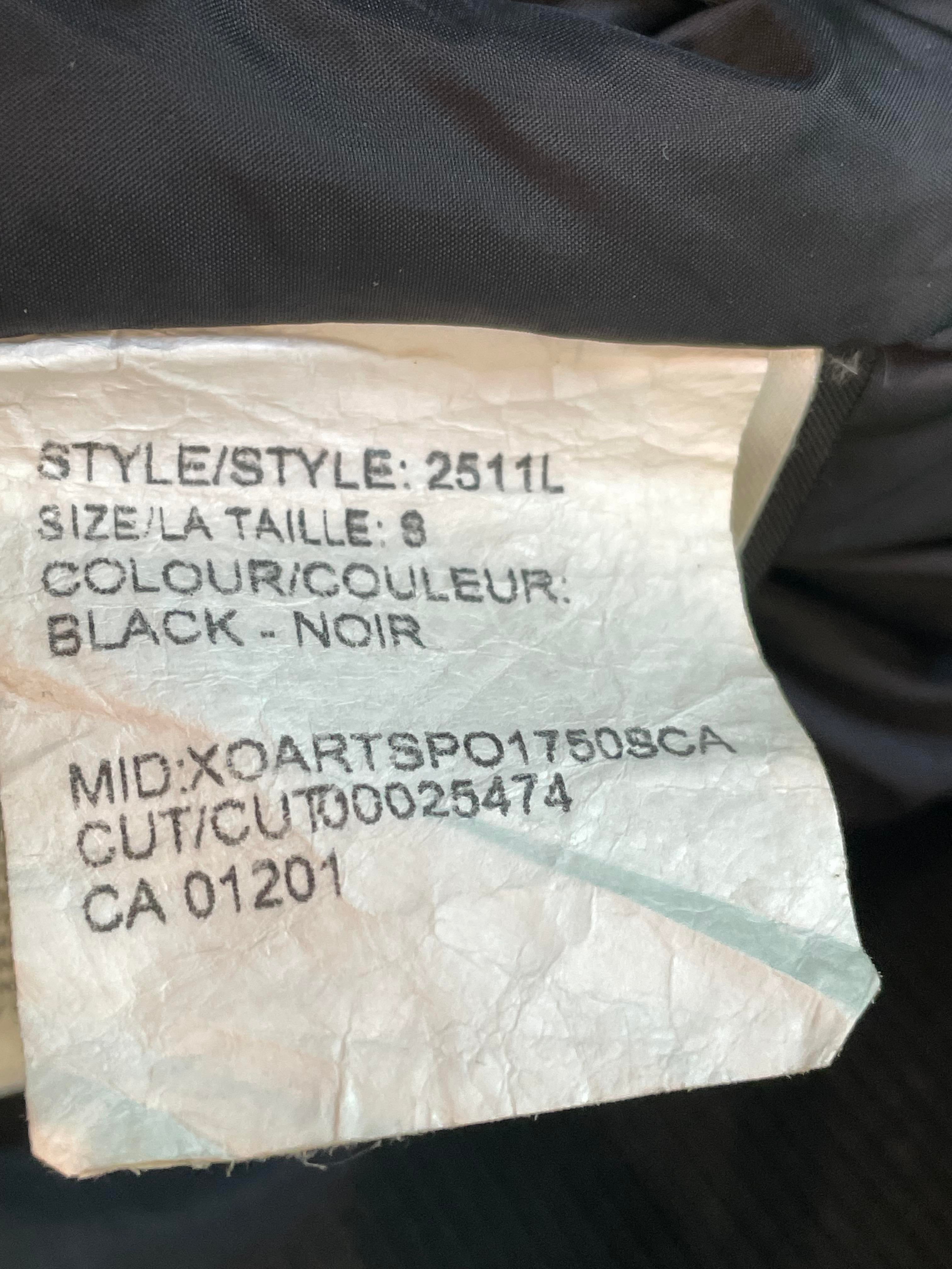 Canada Goose "Chateau" Black Parka