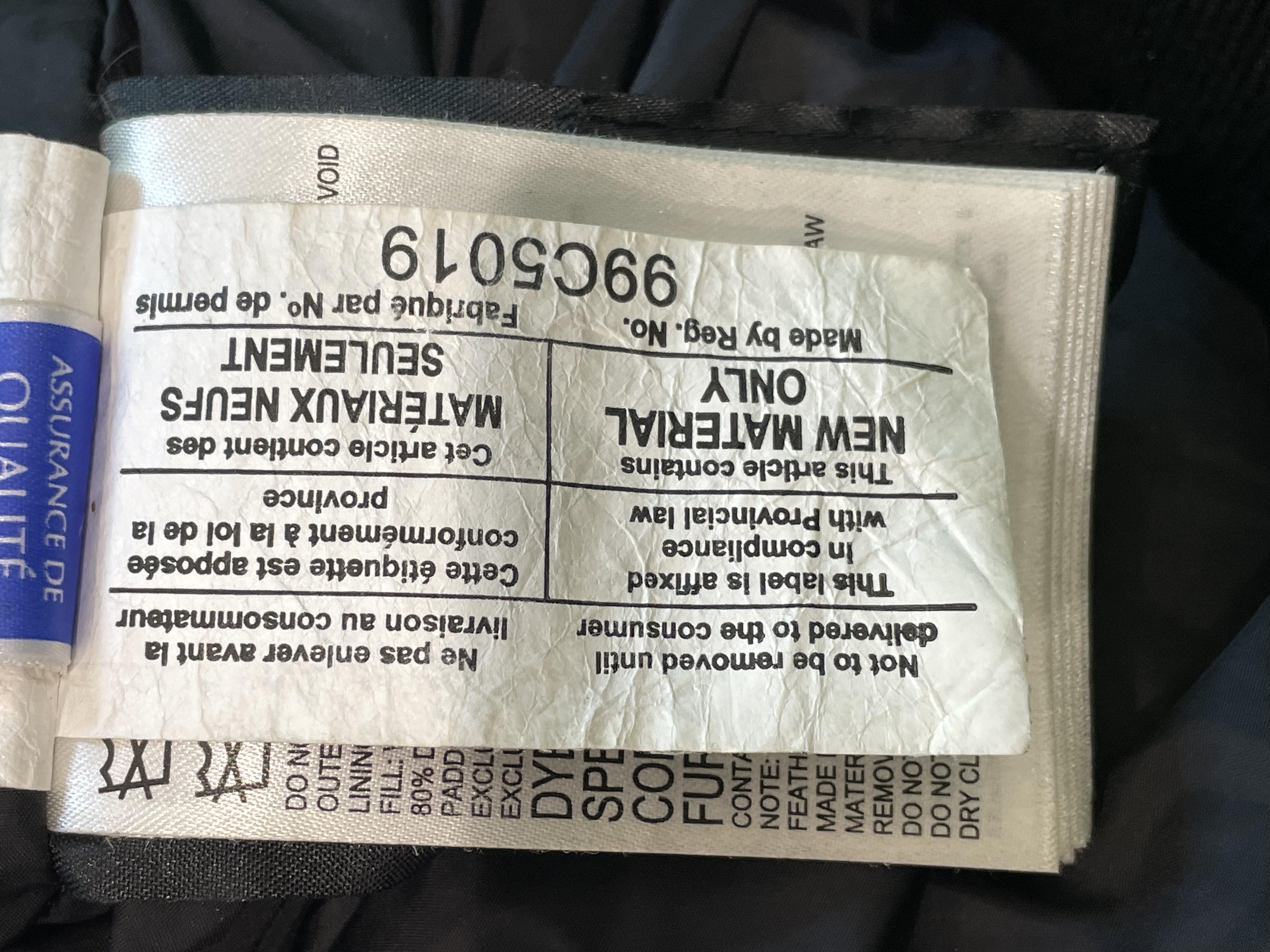 Canada Goose "Chateau" Black Parka