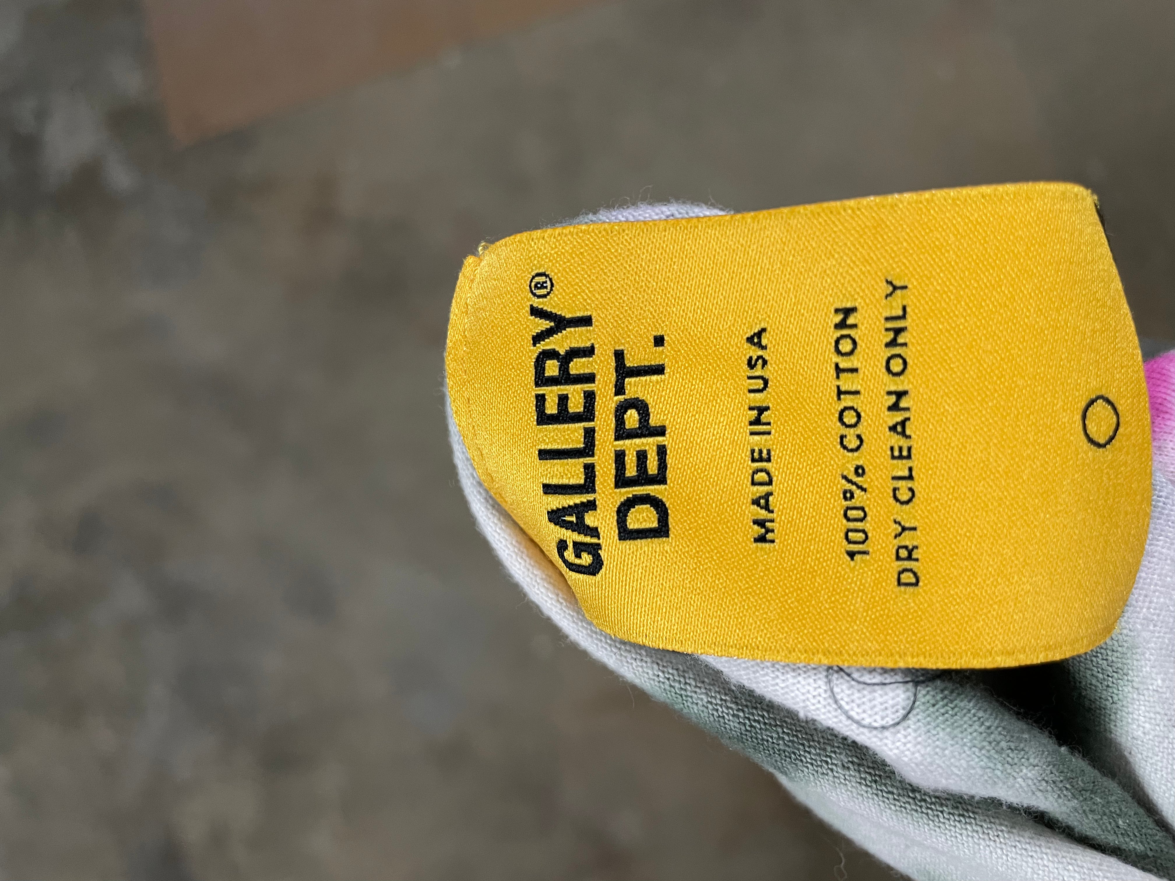 Gallery Dept G-Ball Tee Green Purple Used XL