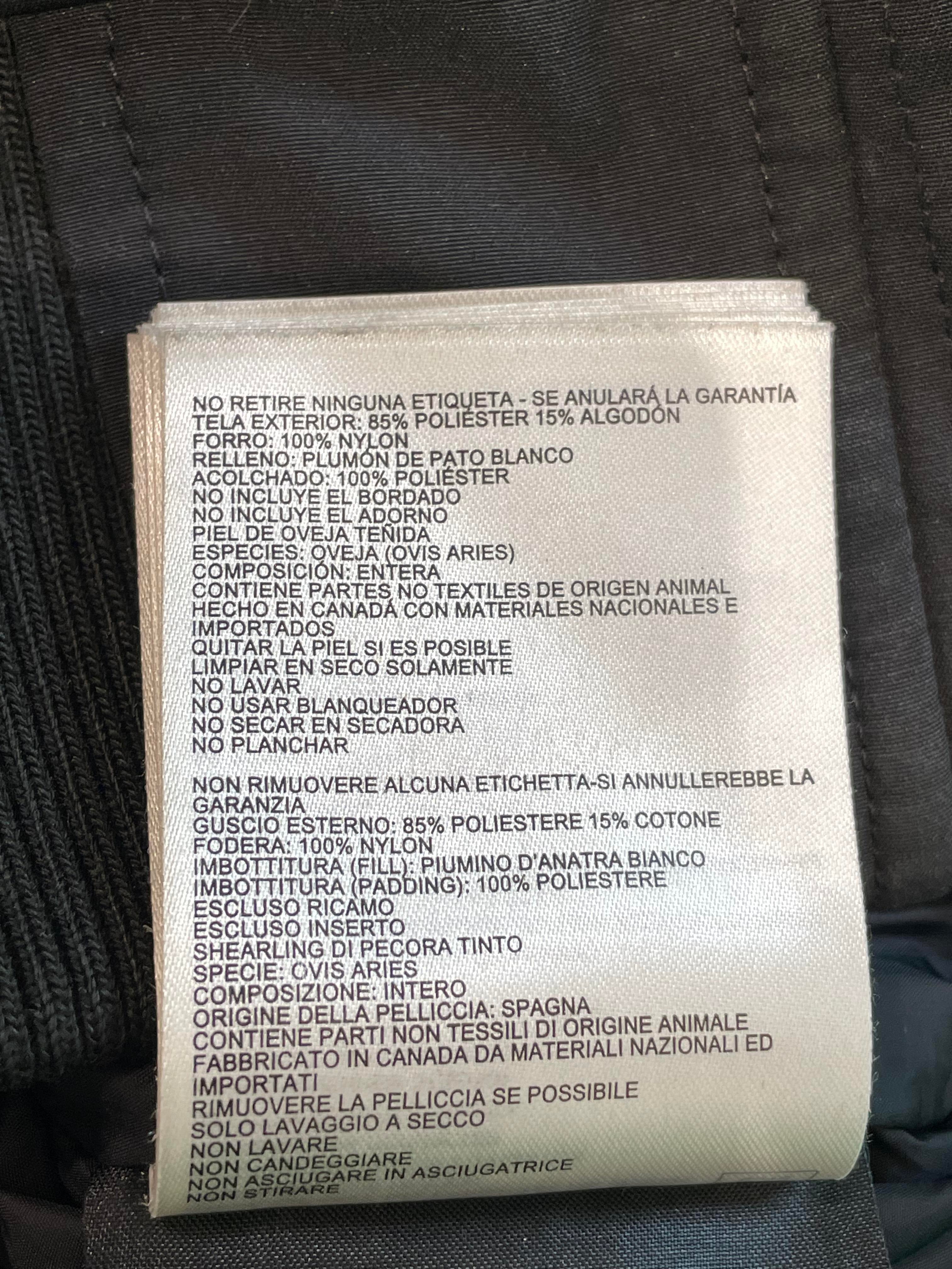 Canada Goose "Chateau" Black Parka