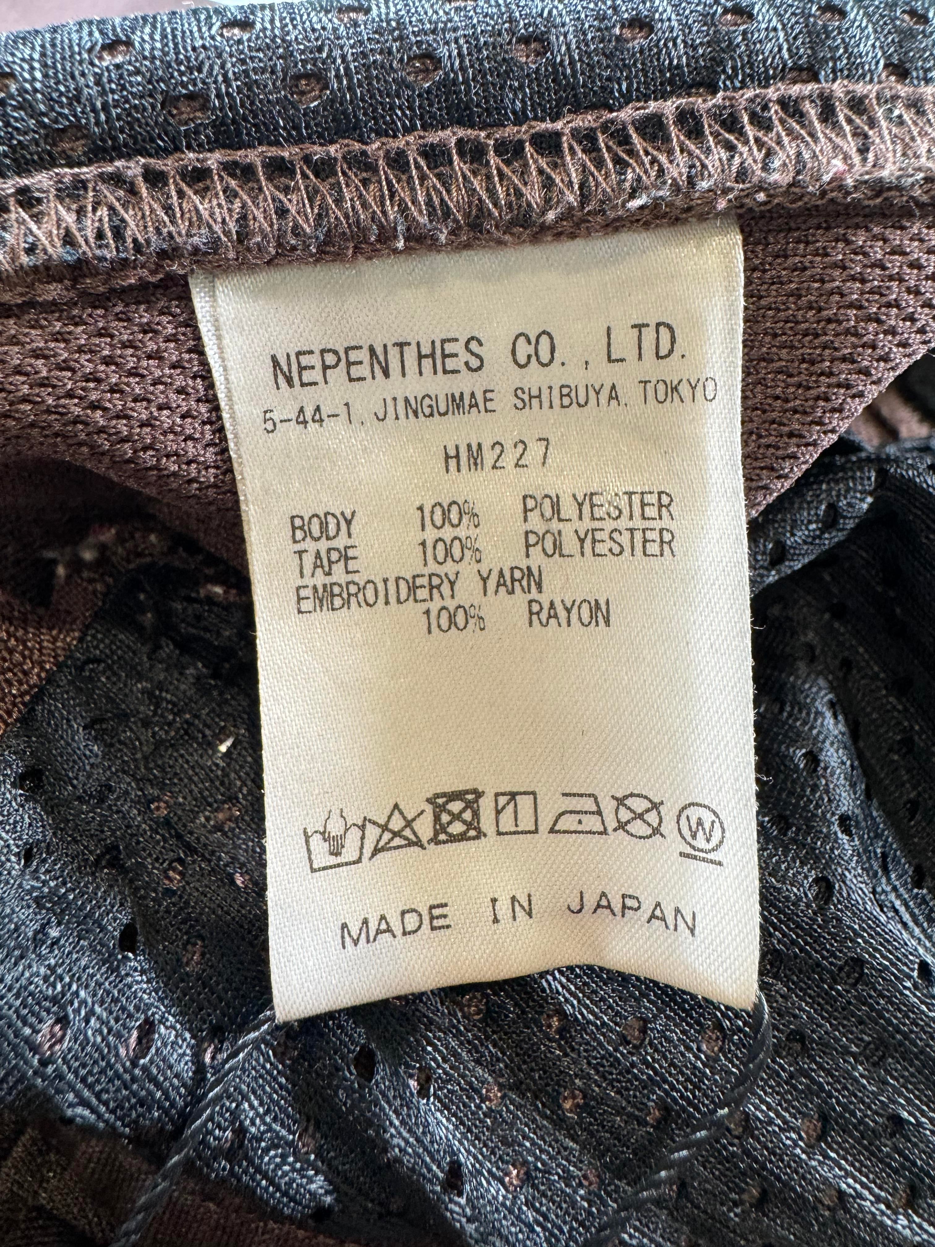 Needles Brown Blue Track Pants