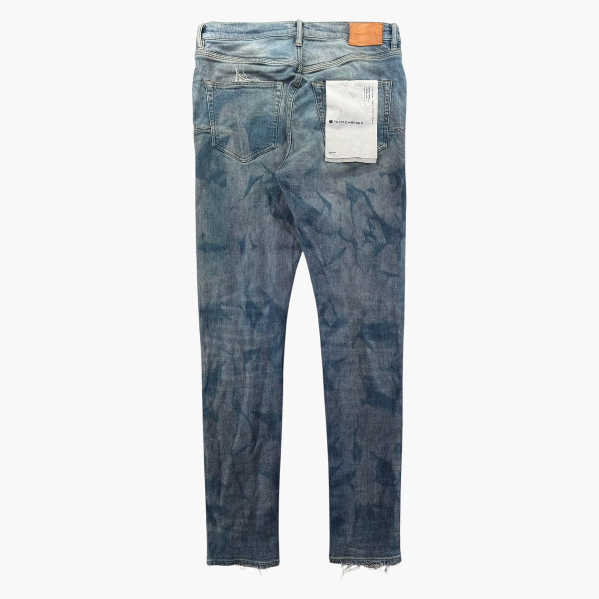 Purple Brand Light Wash Tie Dye Jeans