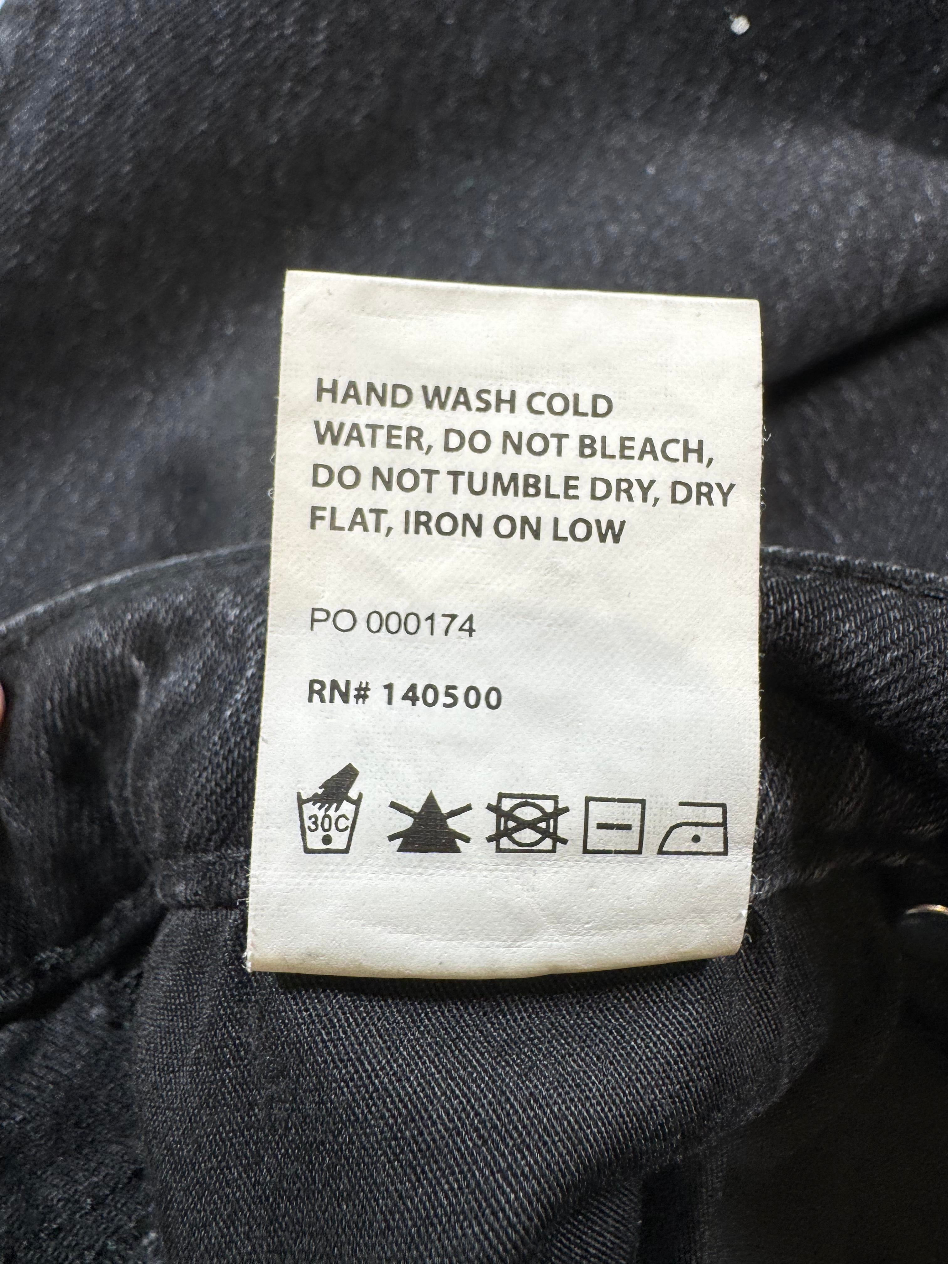 RTA Splatter Black Wash Jeans