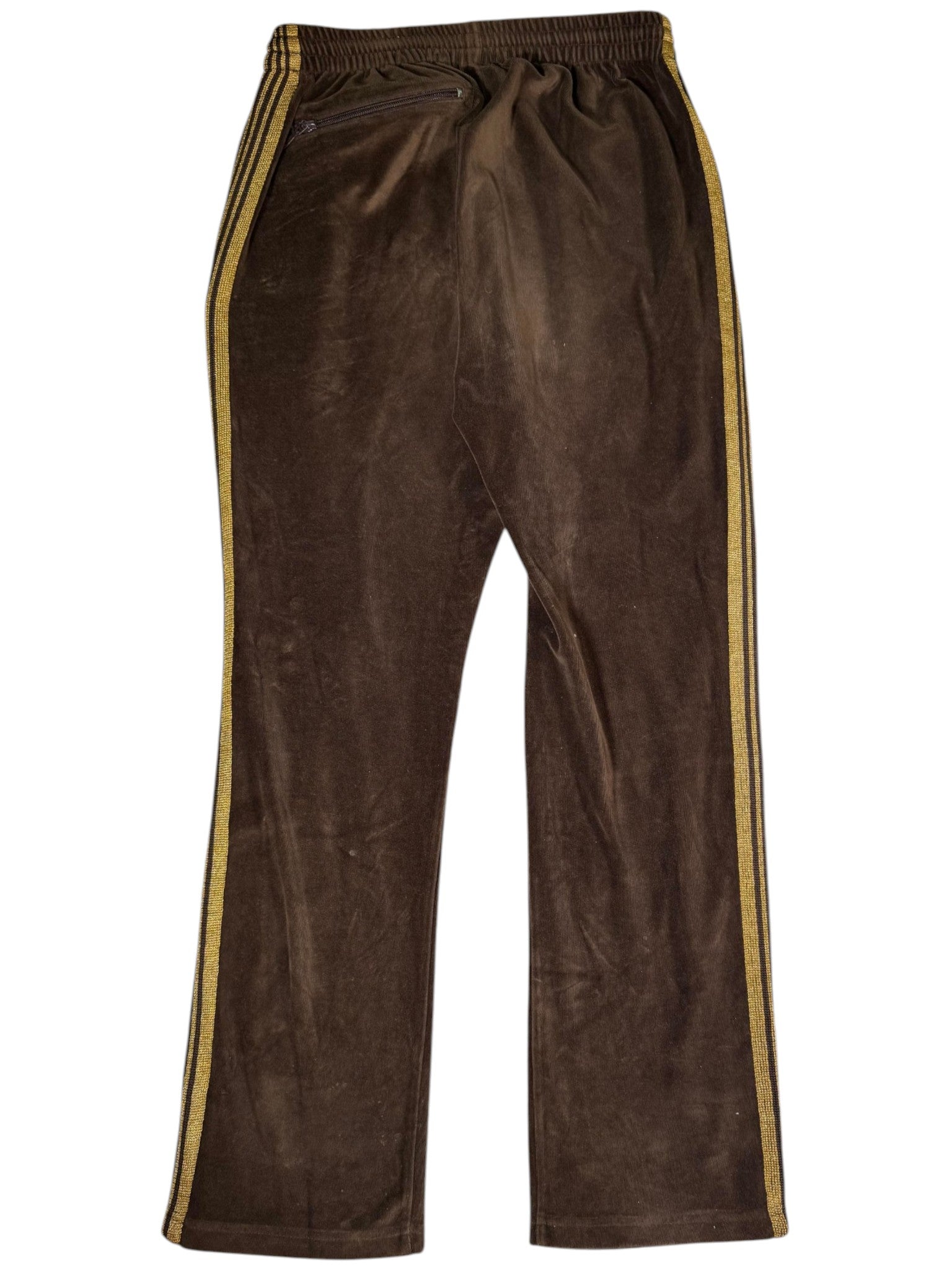 Needles Velour Brown & Gold Track Pants