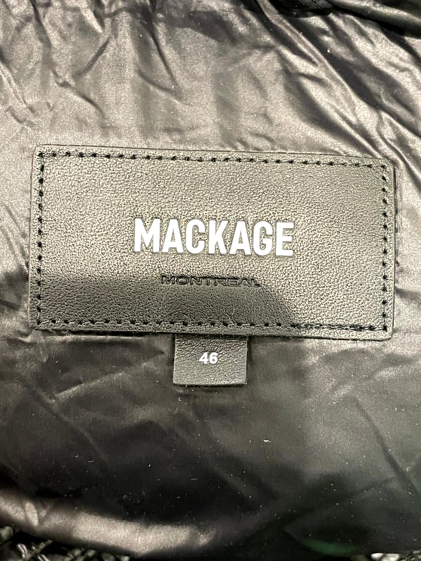 Mackage Jacket Black Used 3Xl N/A