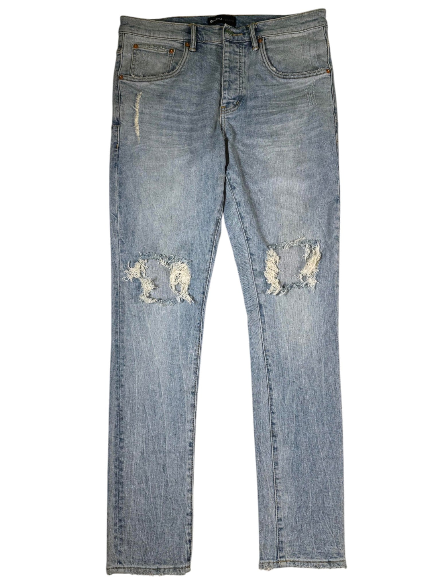 Purple Thrasher Light Wash Jeans