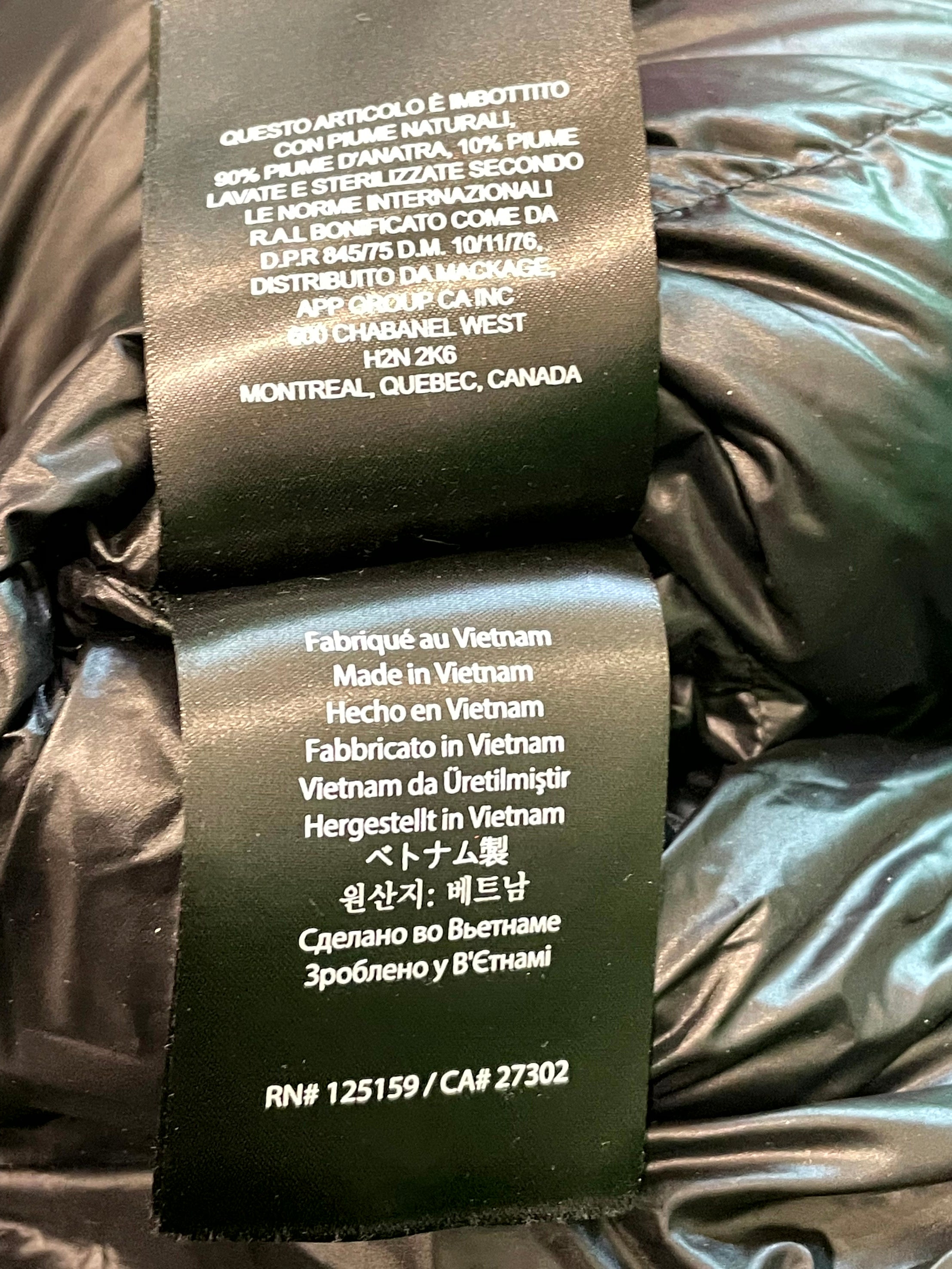 Mackage Jacket Black Used 3XL