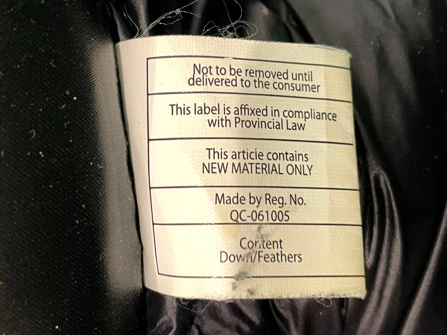 Mackage Jacket Black Used 3Xl N/A