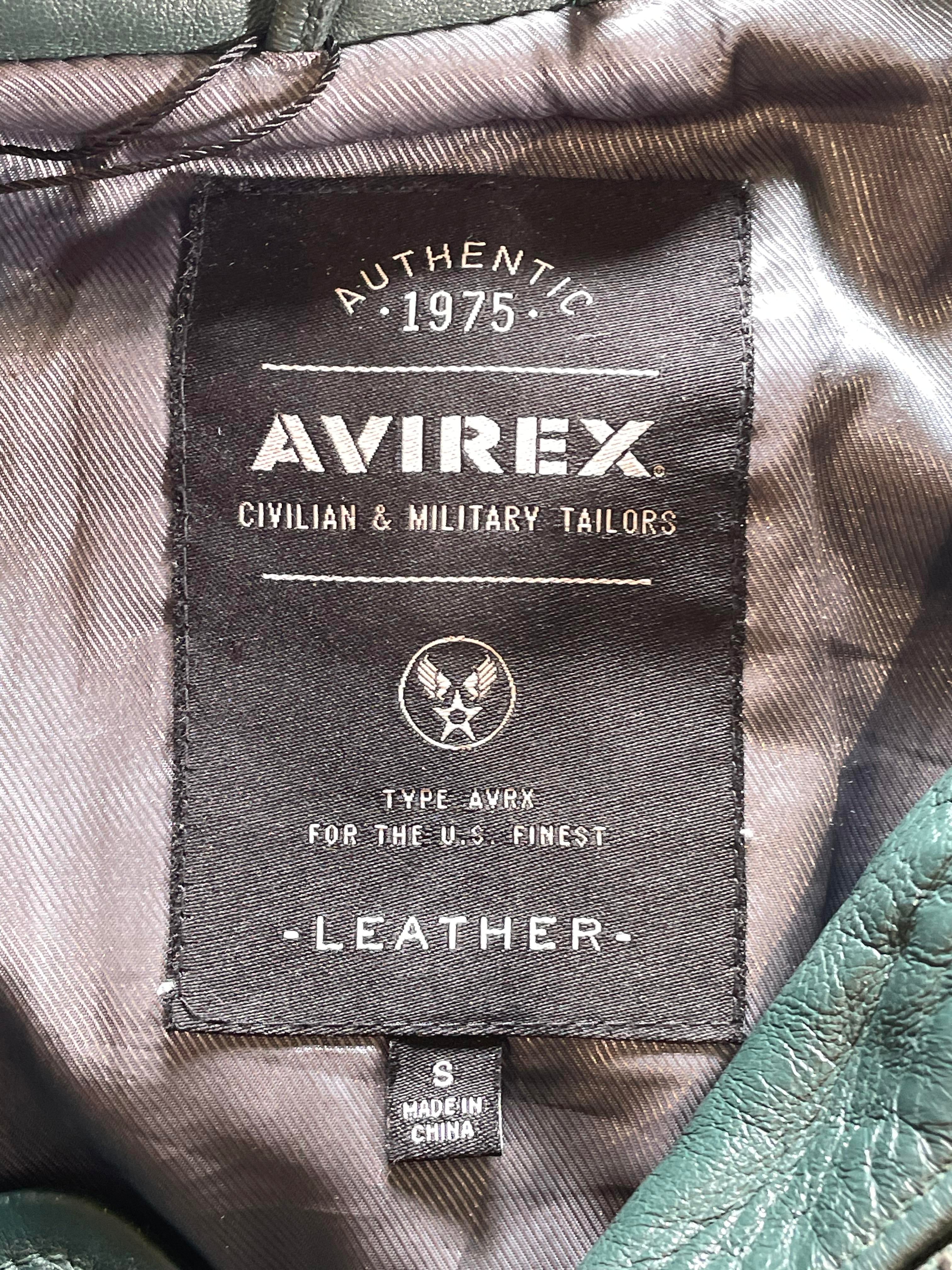 Avirex 1975 Green Varsity Jacket