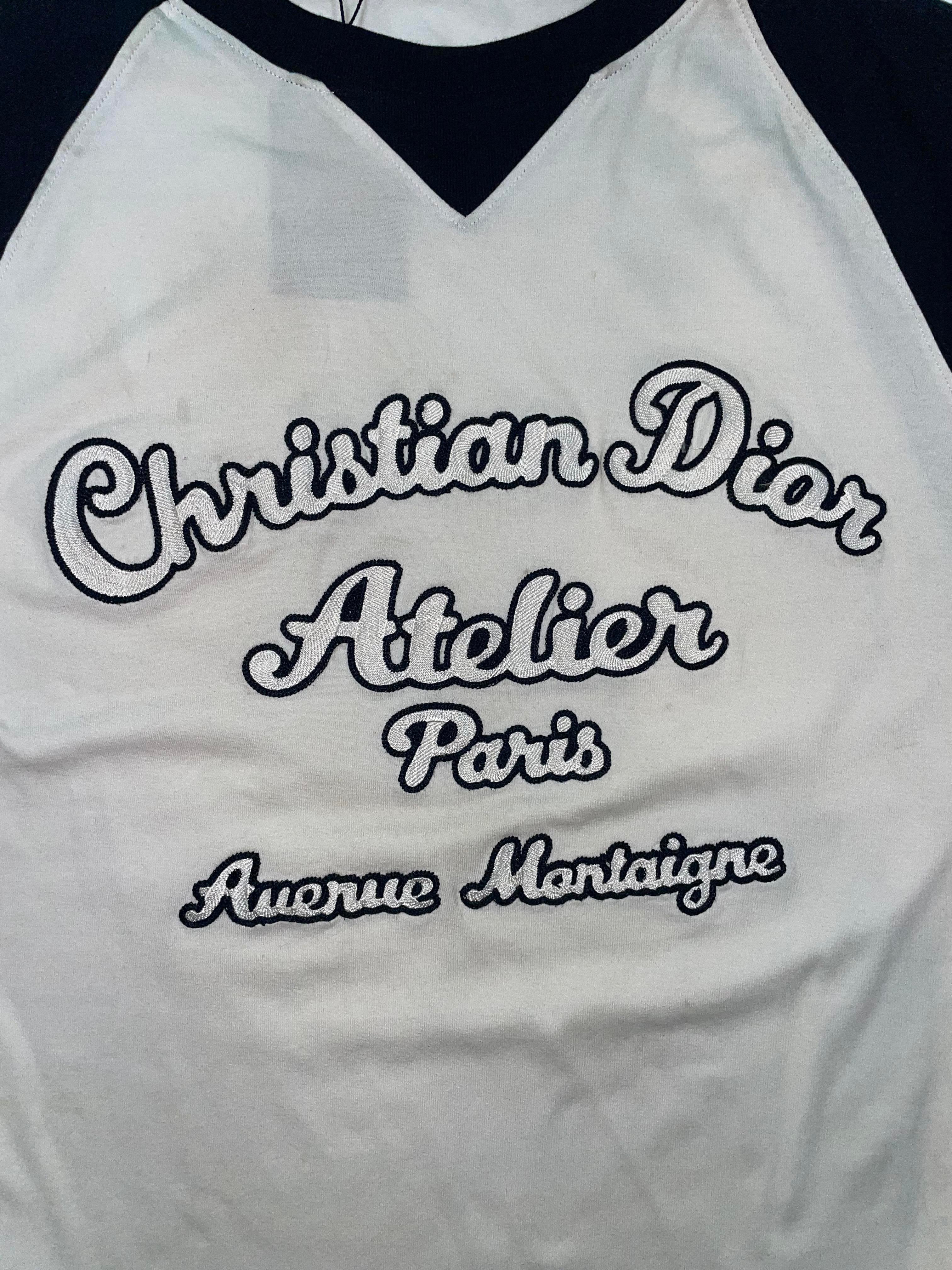 Dior Atelier Navy & White Tee