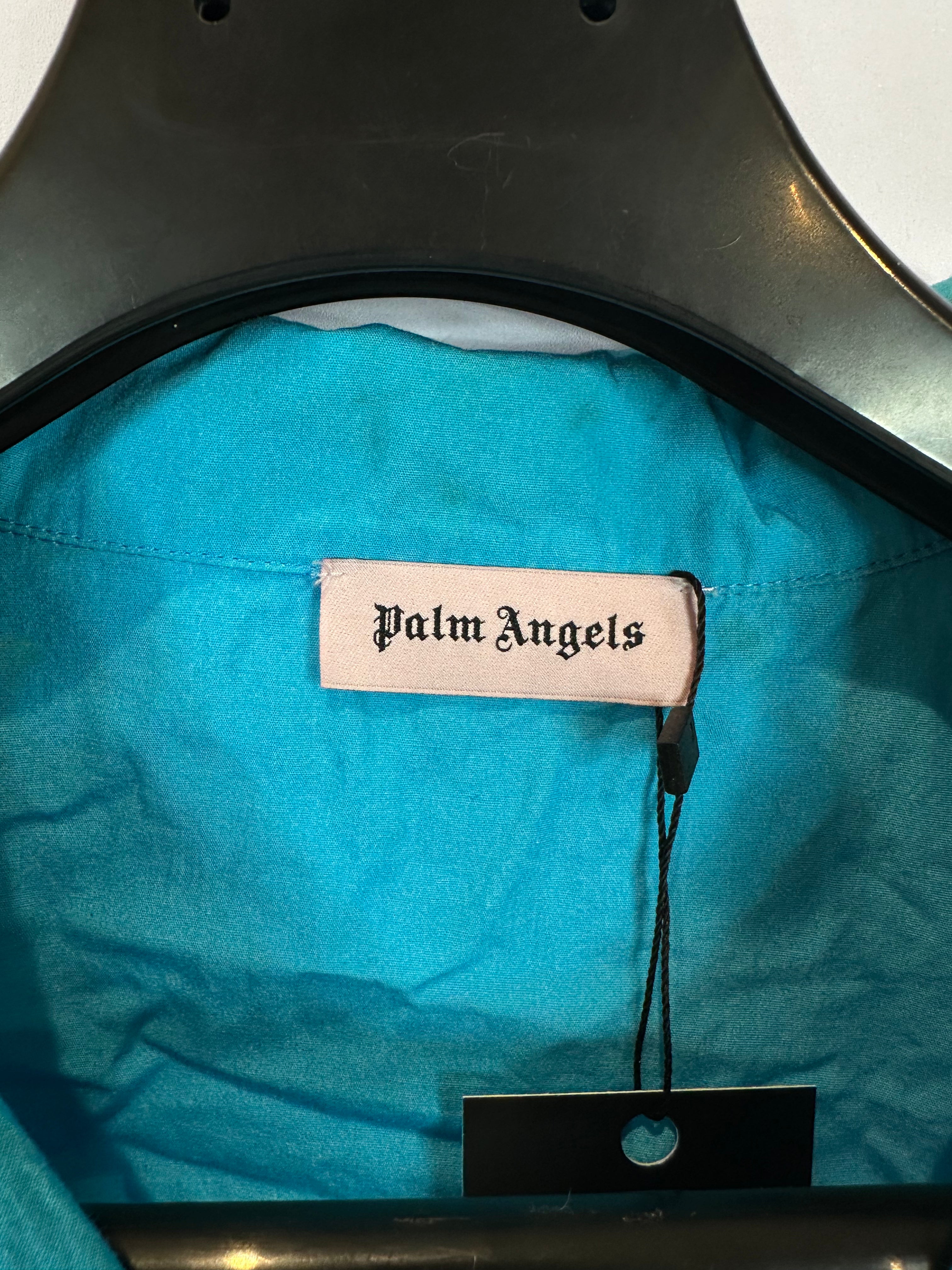 Palm Angels Blue Mountain Button Up Used 54 Large