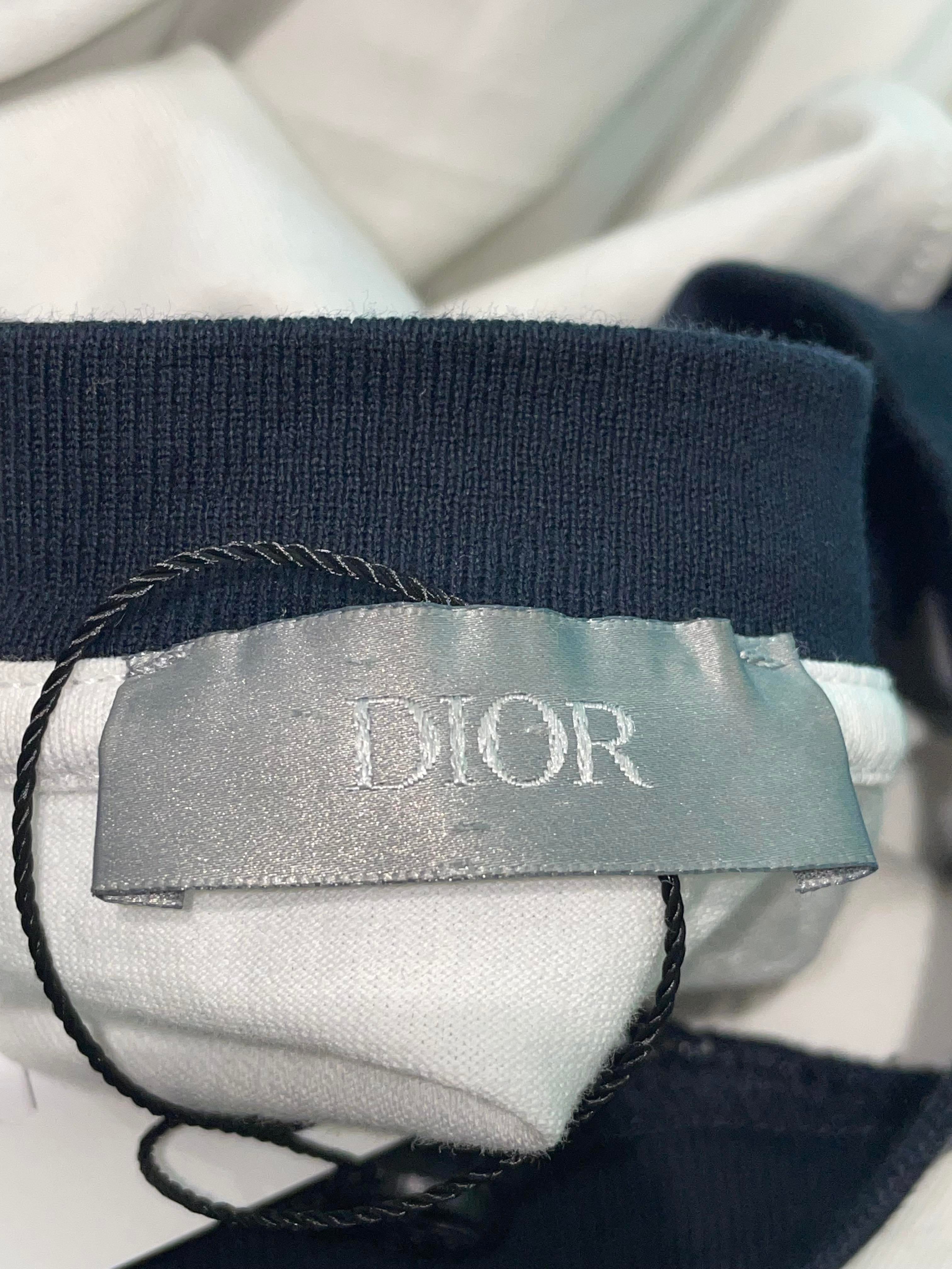 Dior Atelier Navy & White Tee