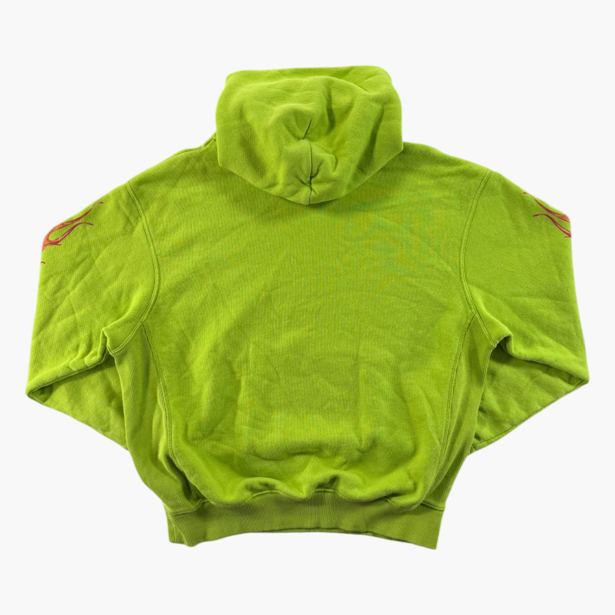 Eric Emanuel Green Red Flames Sneakers