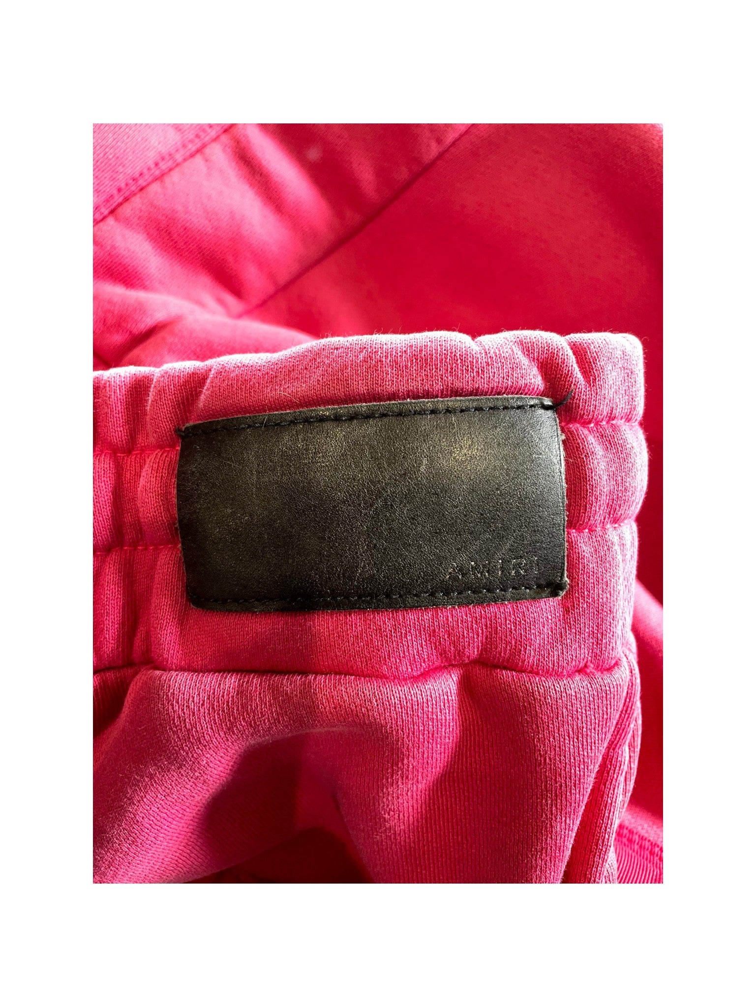 Amiri "Core Logo" Pink & White Sweatpants