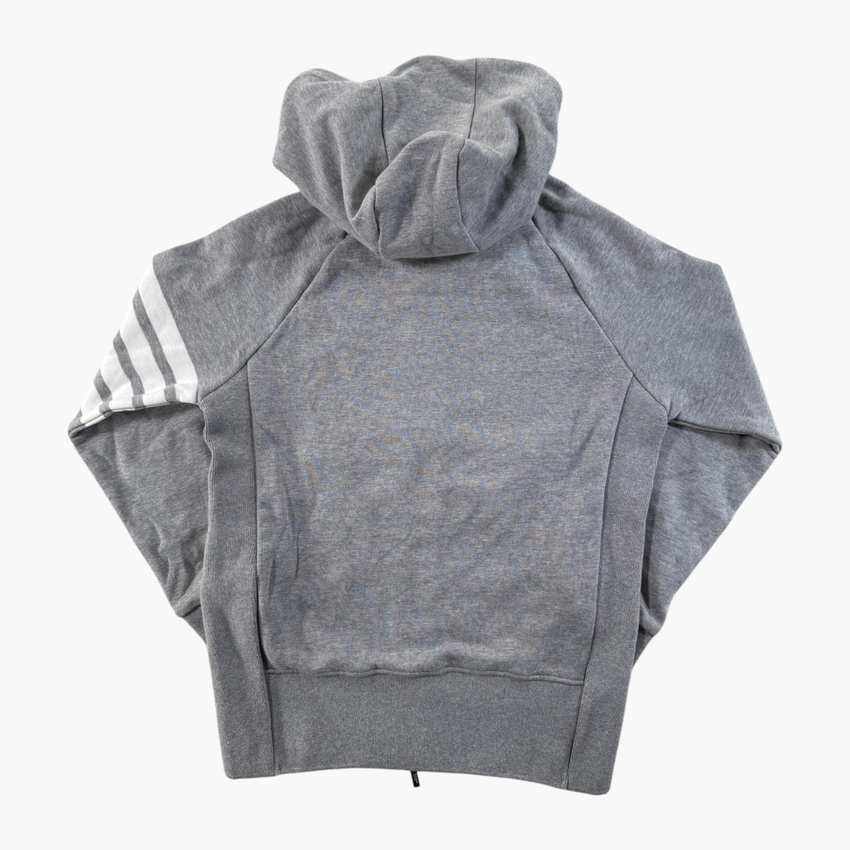 Thom Browne Grey & White Stripe Hoodie