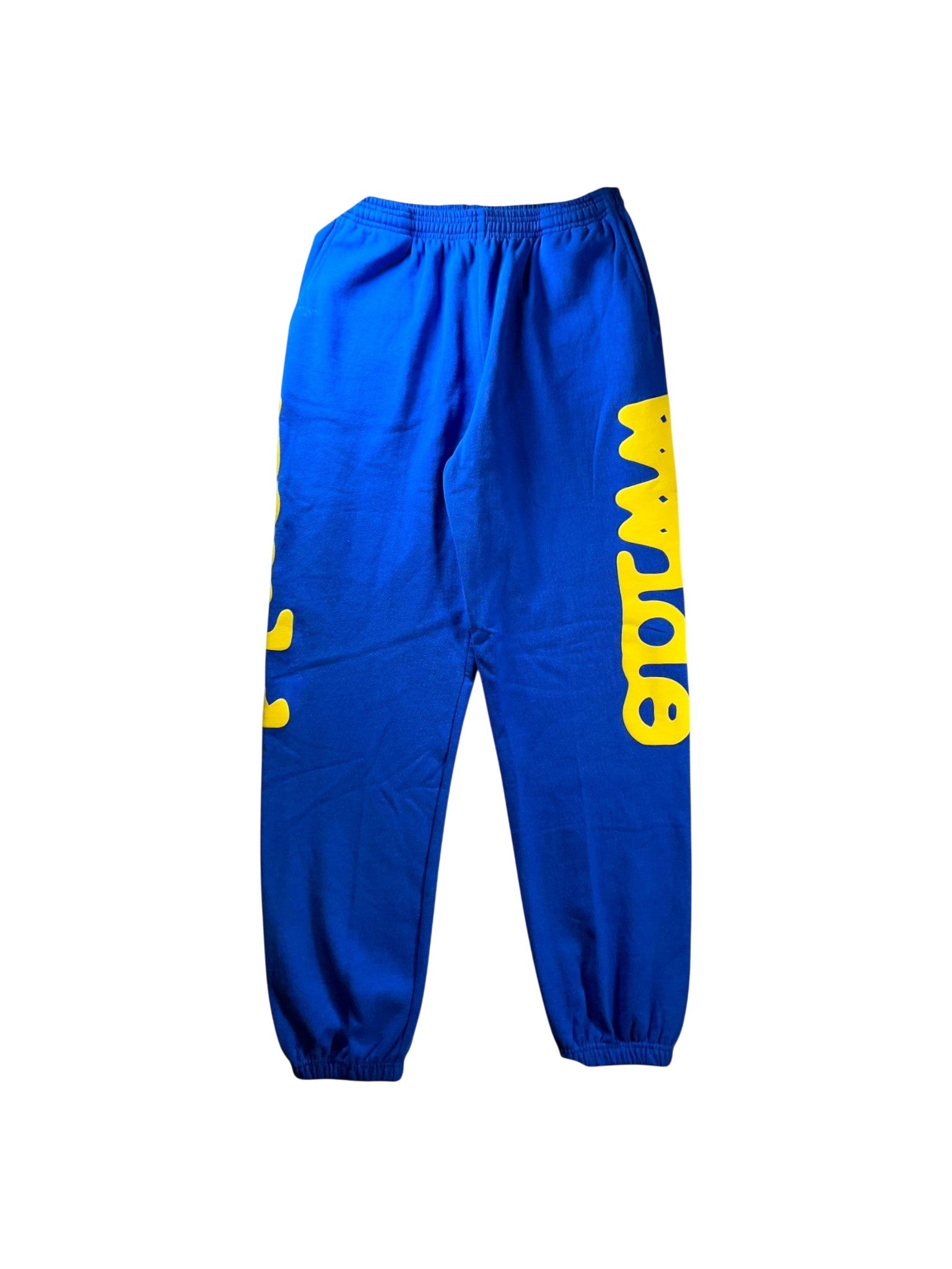 Sp5der "Beluga" Blue & Yellow Sweats