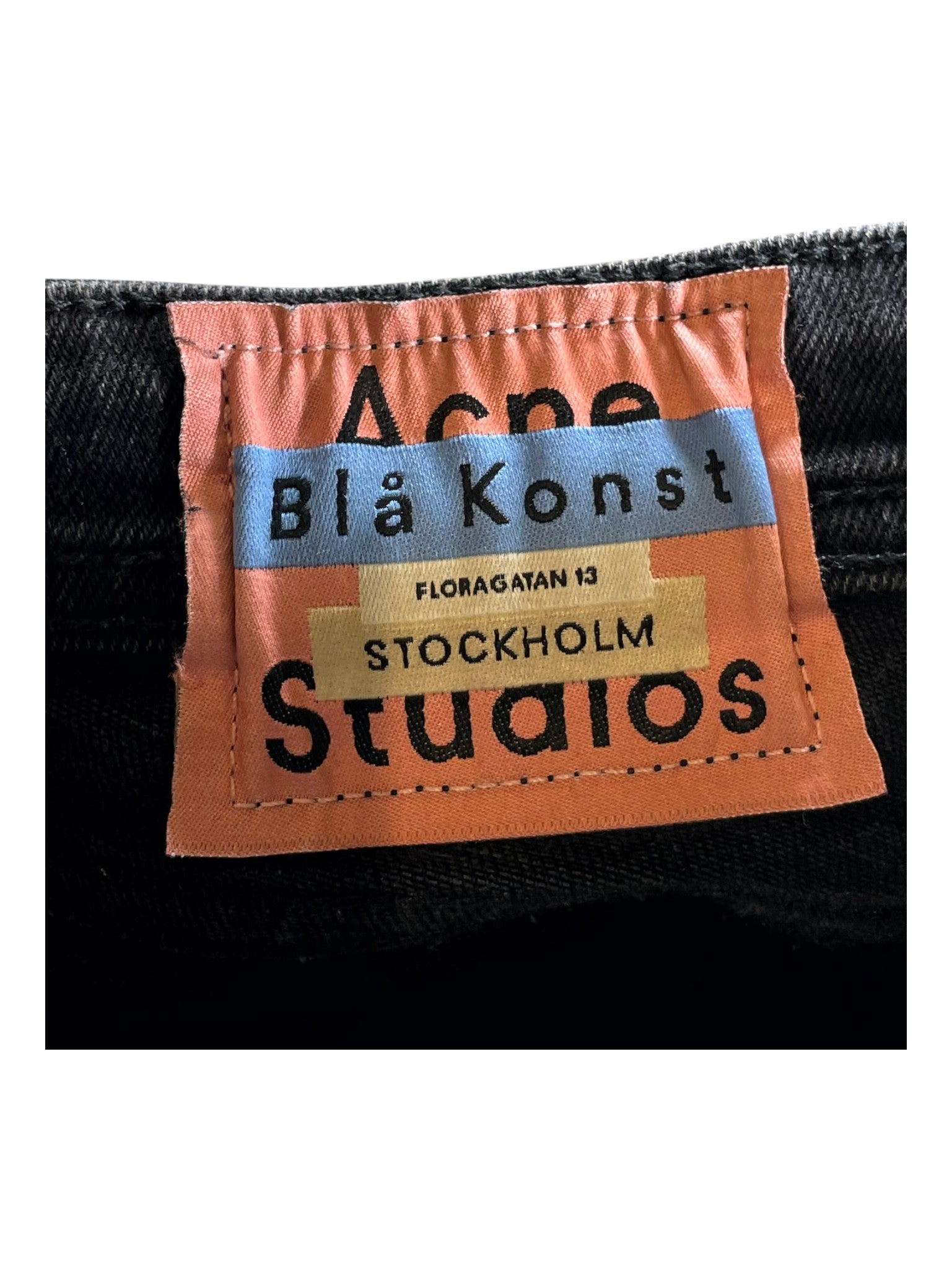 Acne Studios Plain (Women's) Black Wash Jeans