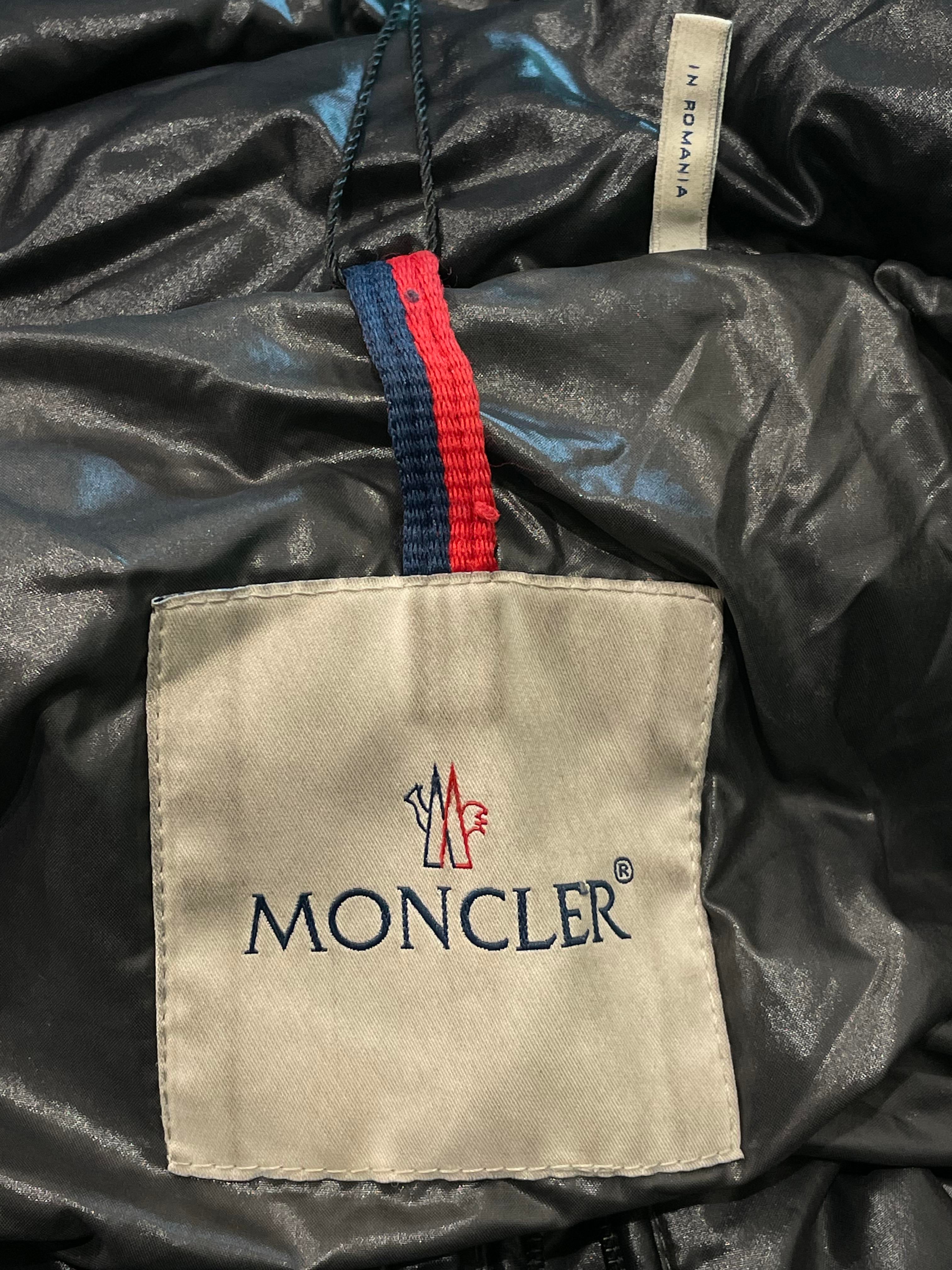Moncler "Maya" Black Puffer Coat