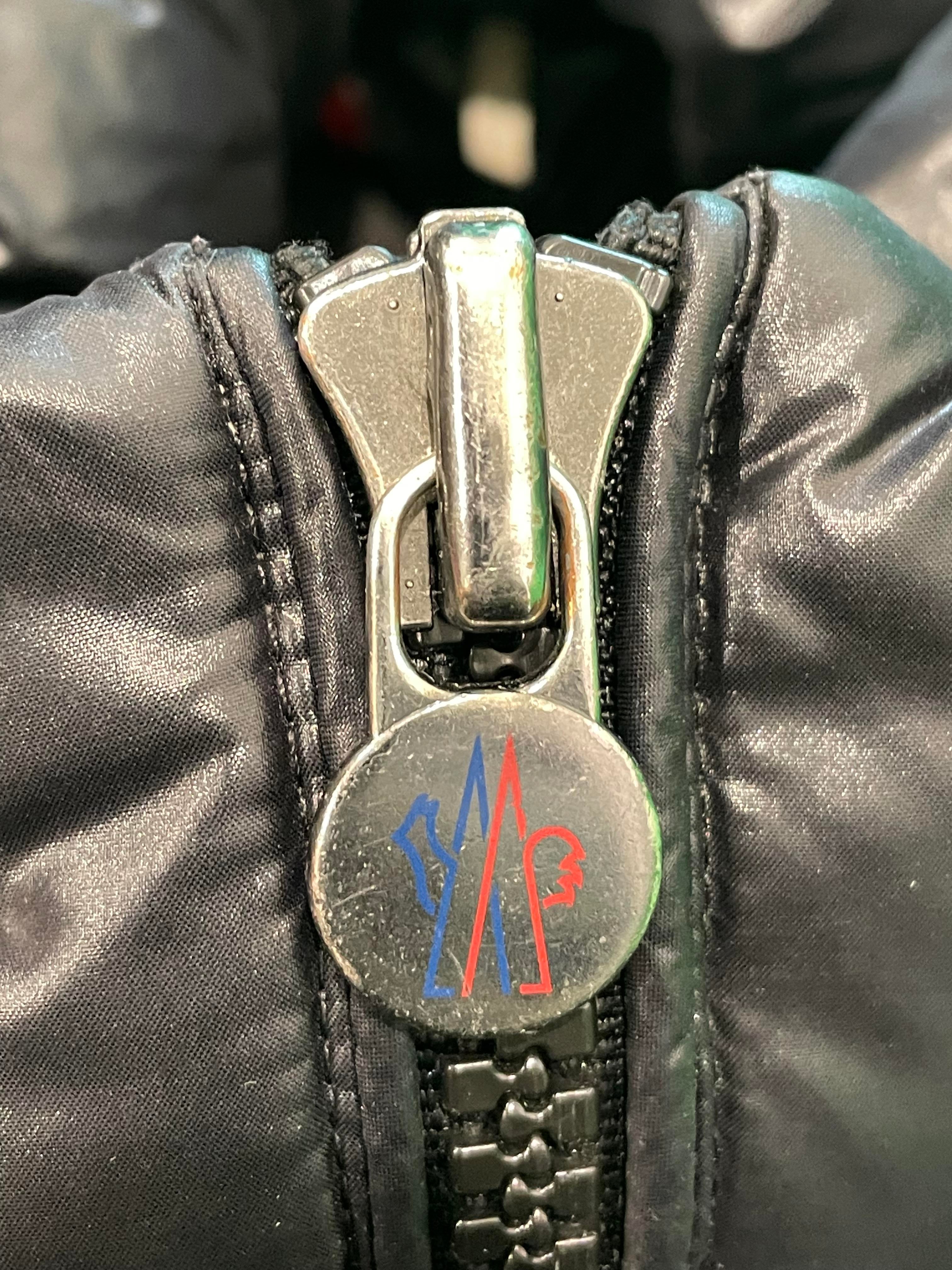 Moncler "Maya" Black Puffer Coat