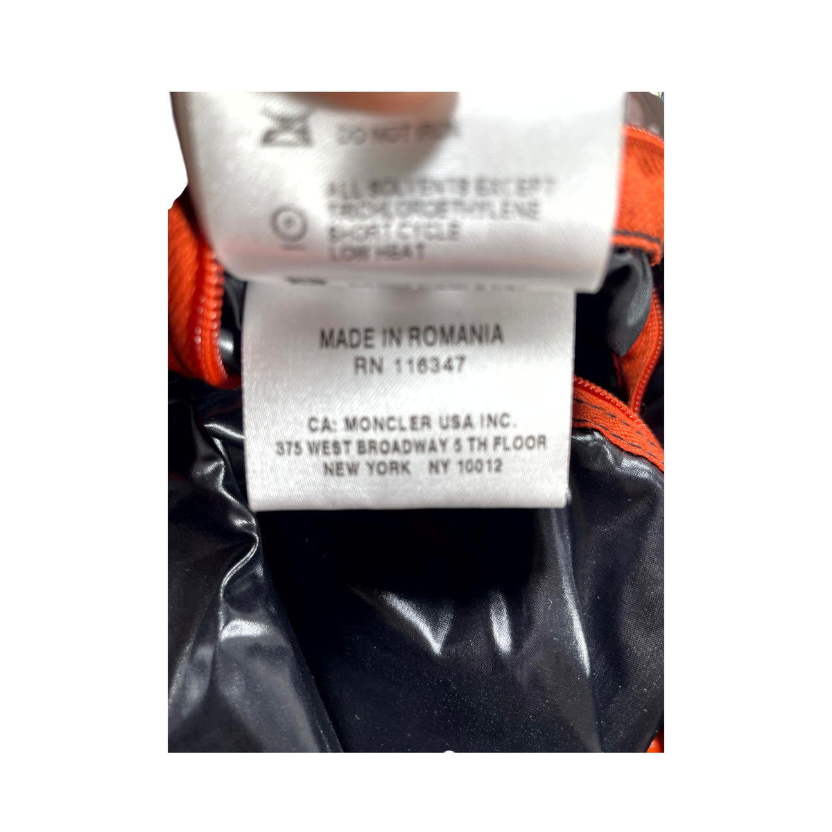 Moncler "Tibb" Orange Puffer Vest