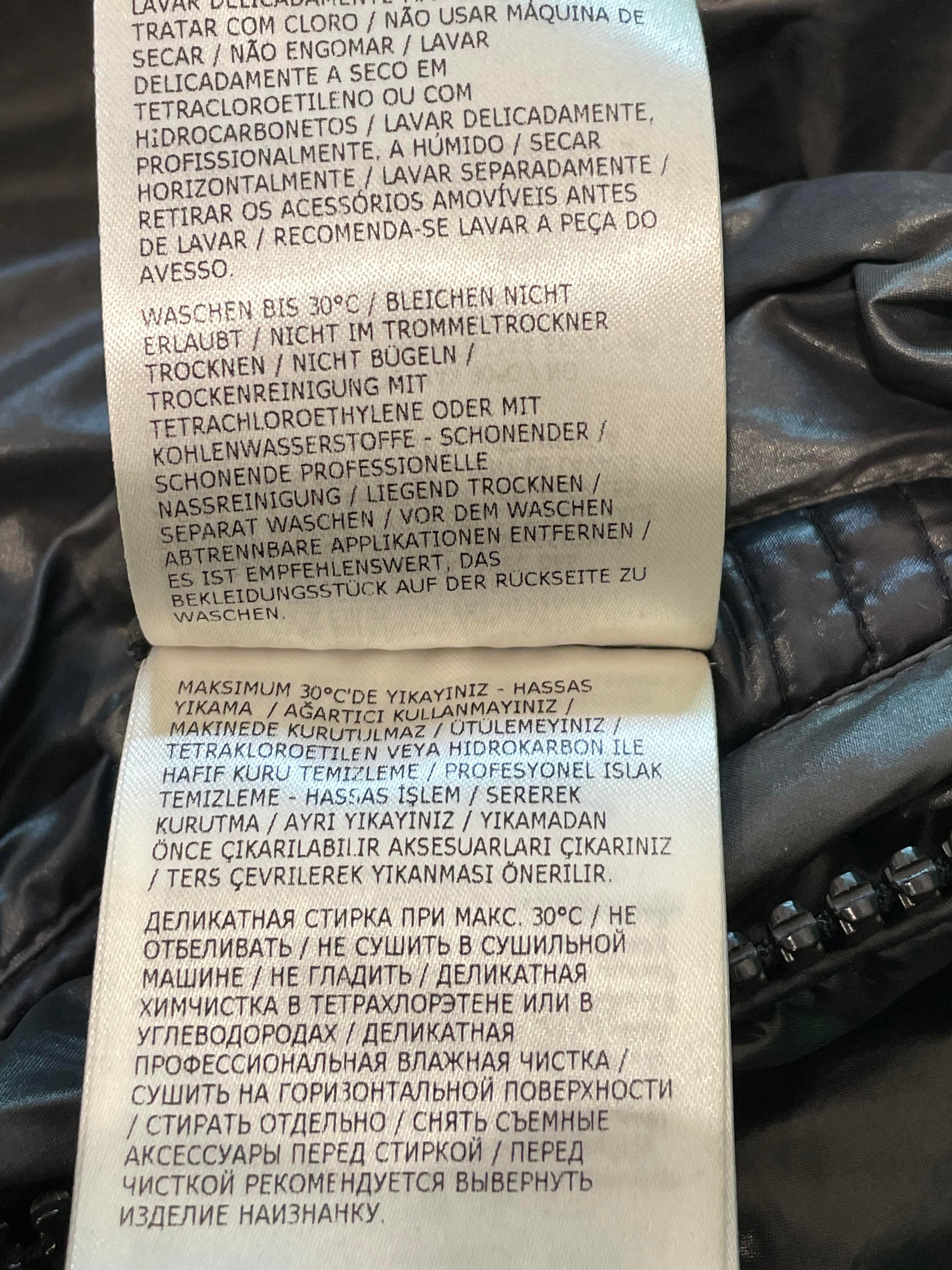 Moncler "Maya" Black Puffer Coat
