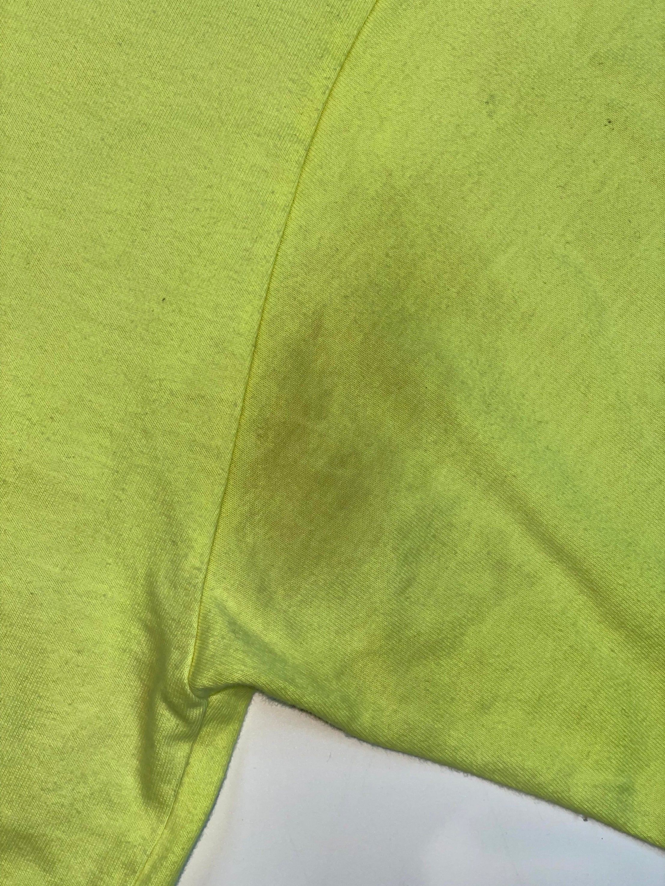 Balenciaga Classic Campaign Logo Lime Tee