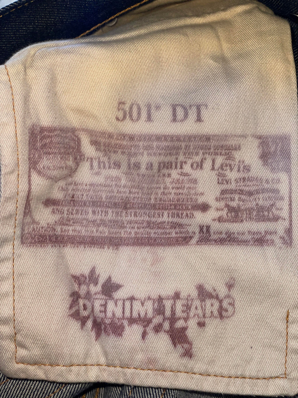 Denim Tears Navy Selvedge Jeans