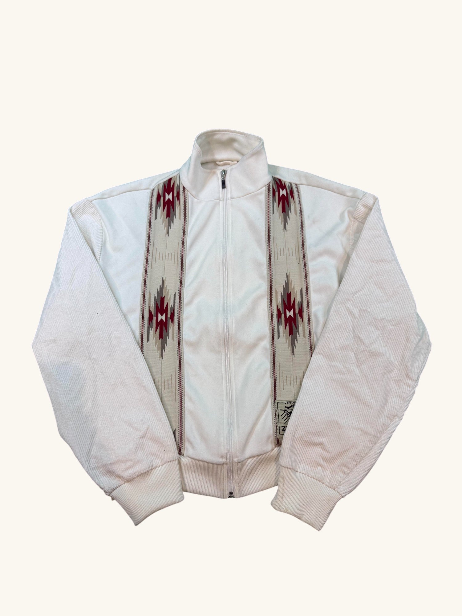 Kapital Zephyr Cream & Red Jacket