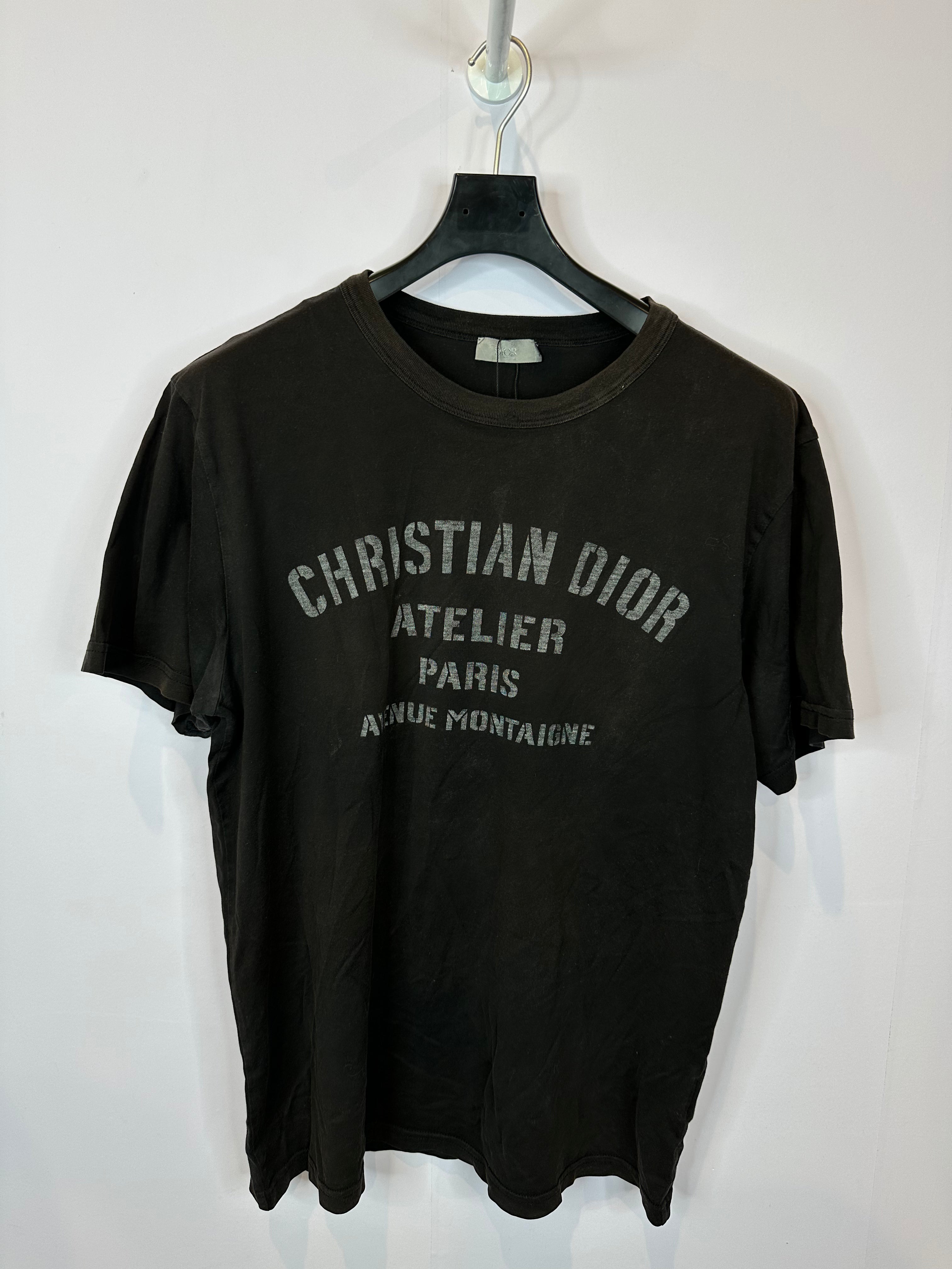 Dior Atelier Tee Black Used Large
