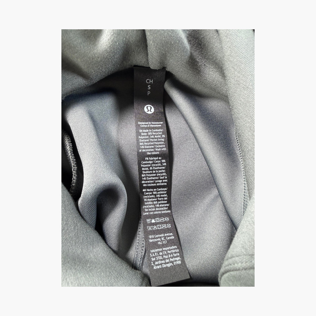 Lululemon Smooth Spacer Blue Hoodie