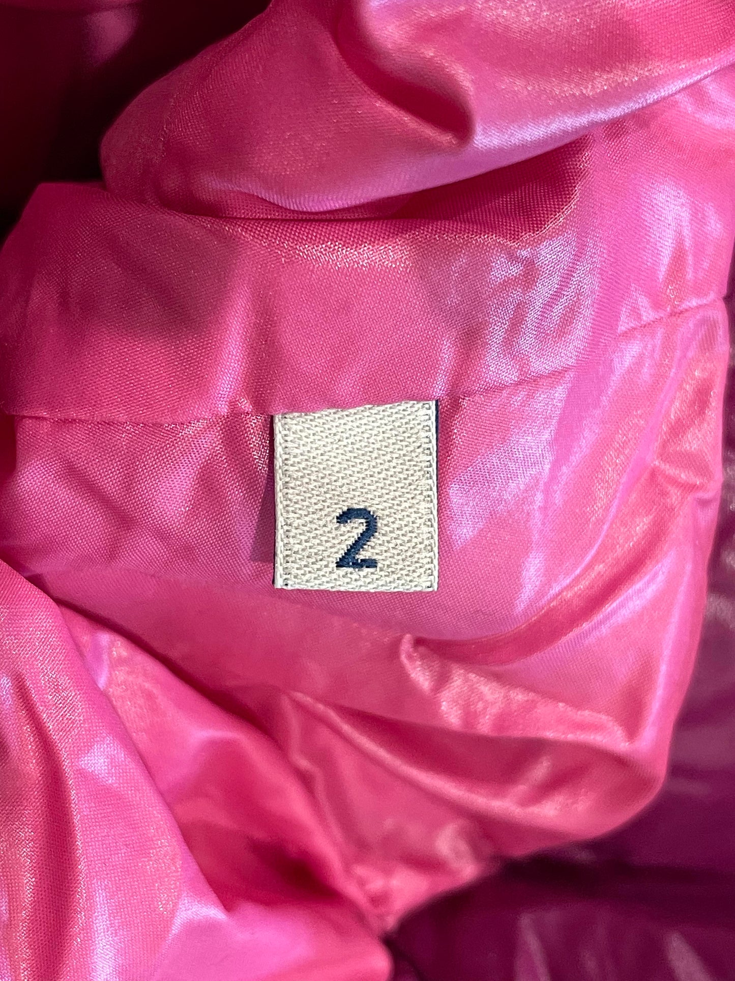 Moncler "Maya" Purple & Pink Puffer Coat