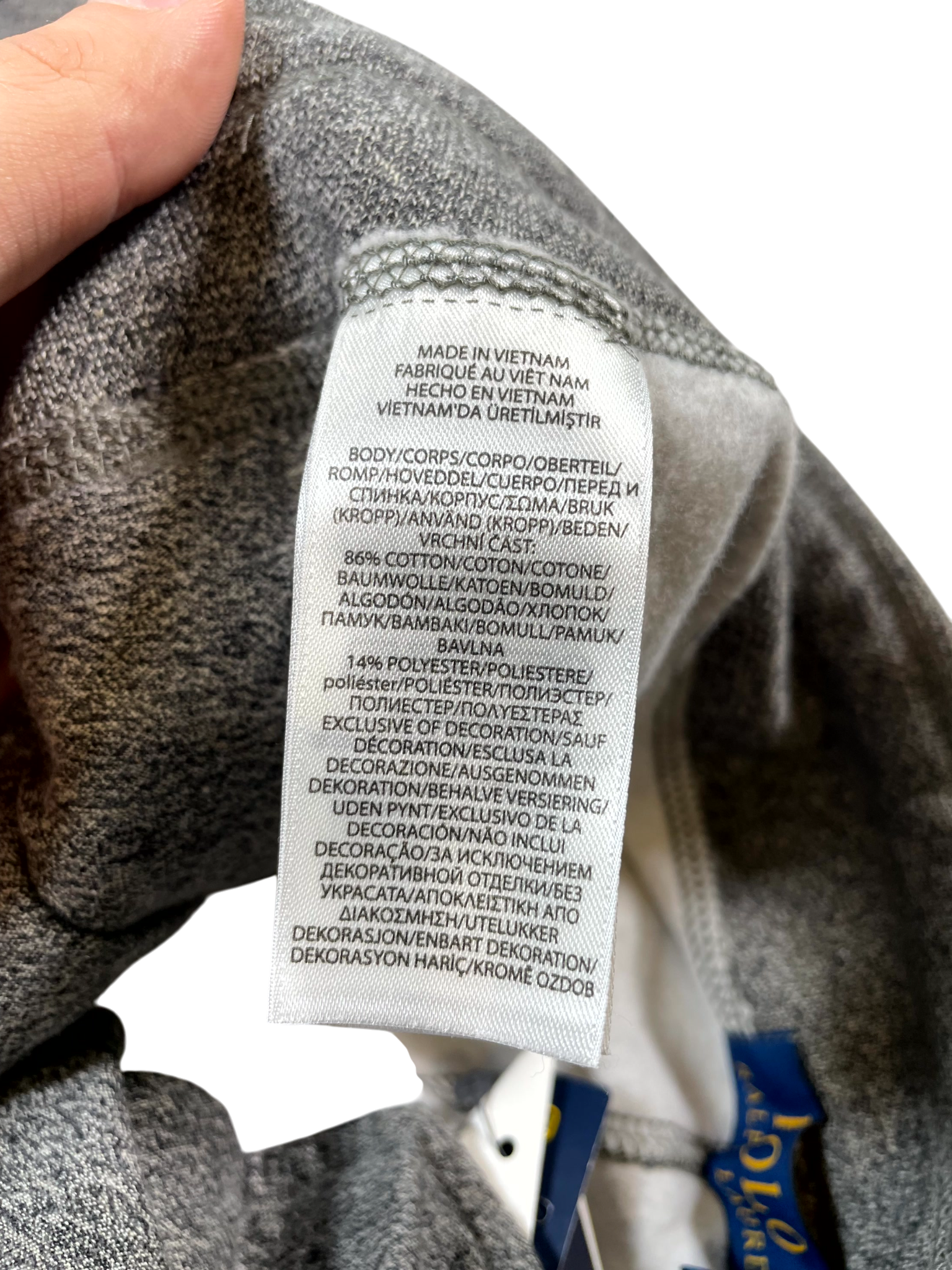 Polo Dark Grey Sweatpants