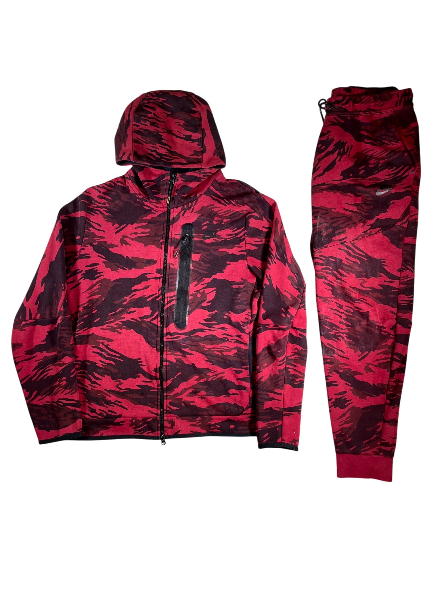 Nike Digi Camo Red & Black Sweatsuit