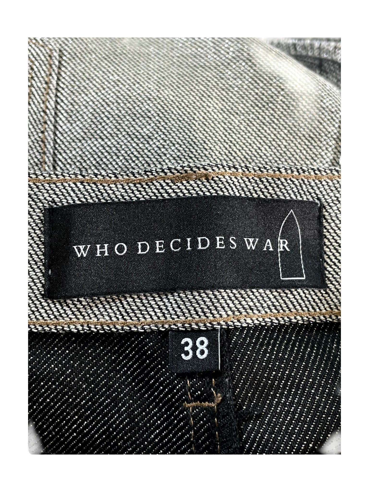 Who Decides War "Chrome Fusion" Denim Gray Jeans