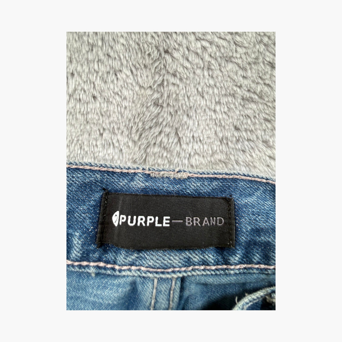 Purple Brand Light Wash Splatter Jeans