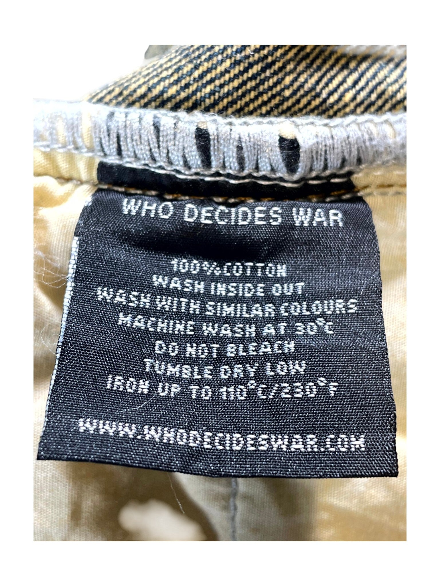 Who Decides War Distressed Rust Wash Jeans