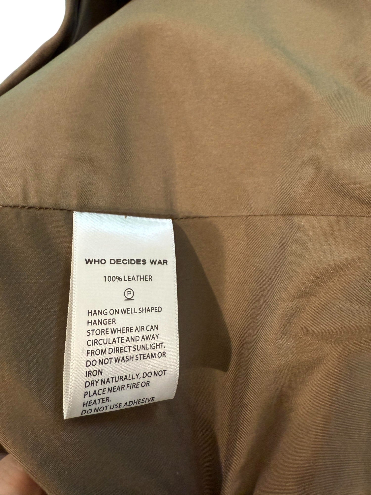 WDW Leather Brown Jacket